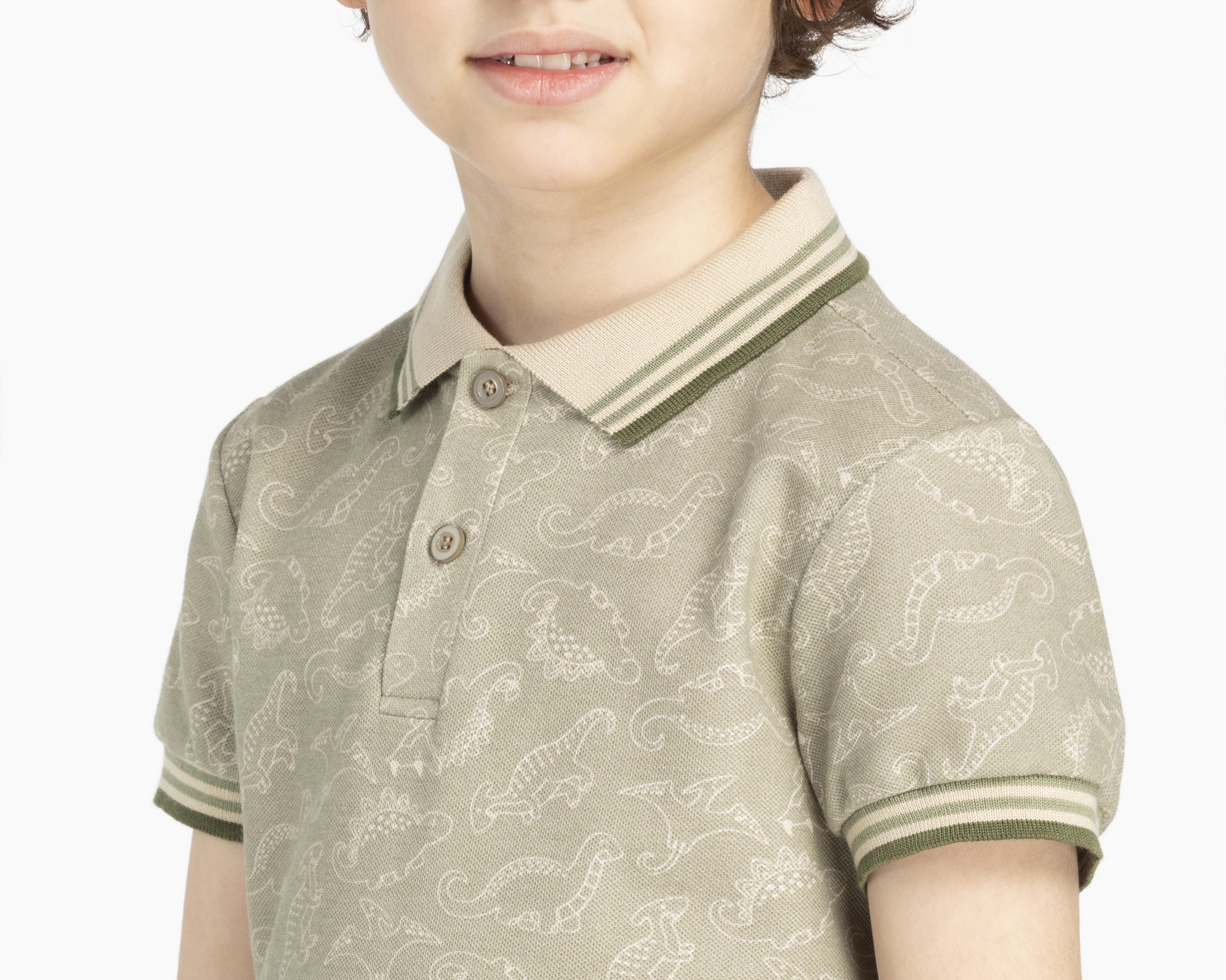 Foto 5 pulgar | Playera Refill Manga Corta para Niño