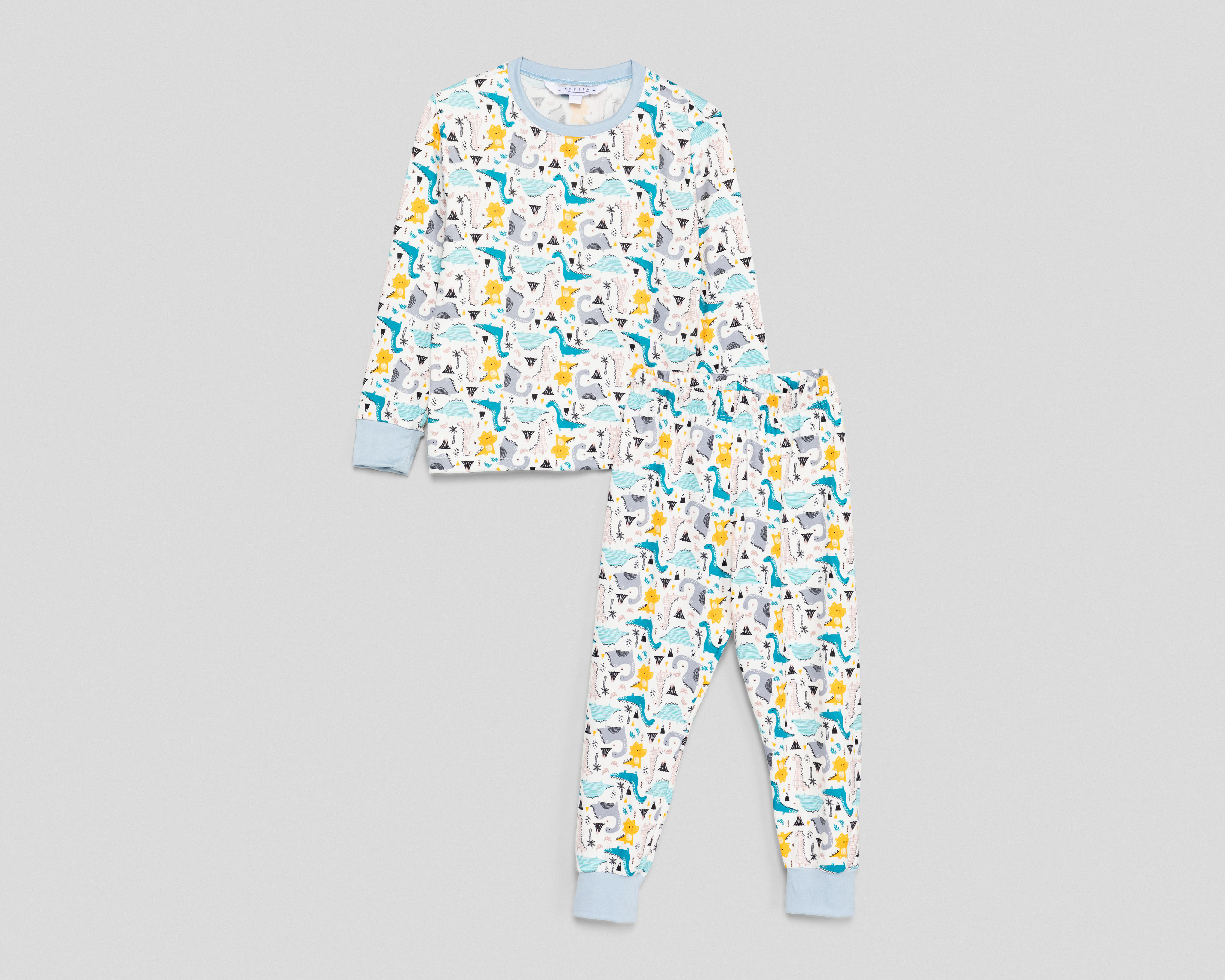 Pijama Refill Print de Dinosaurios para Niño