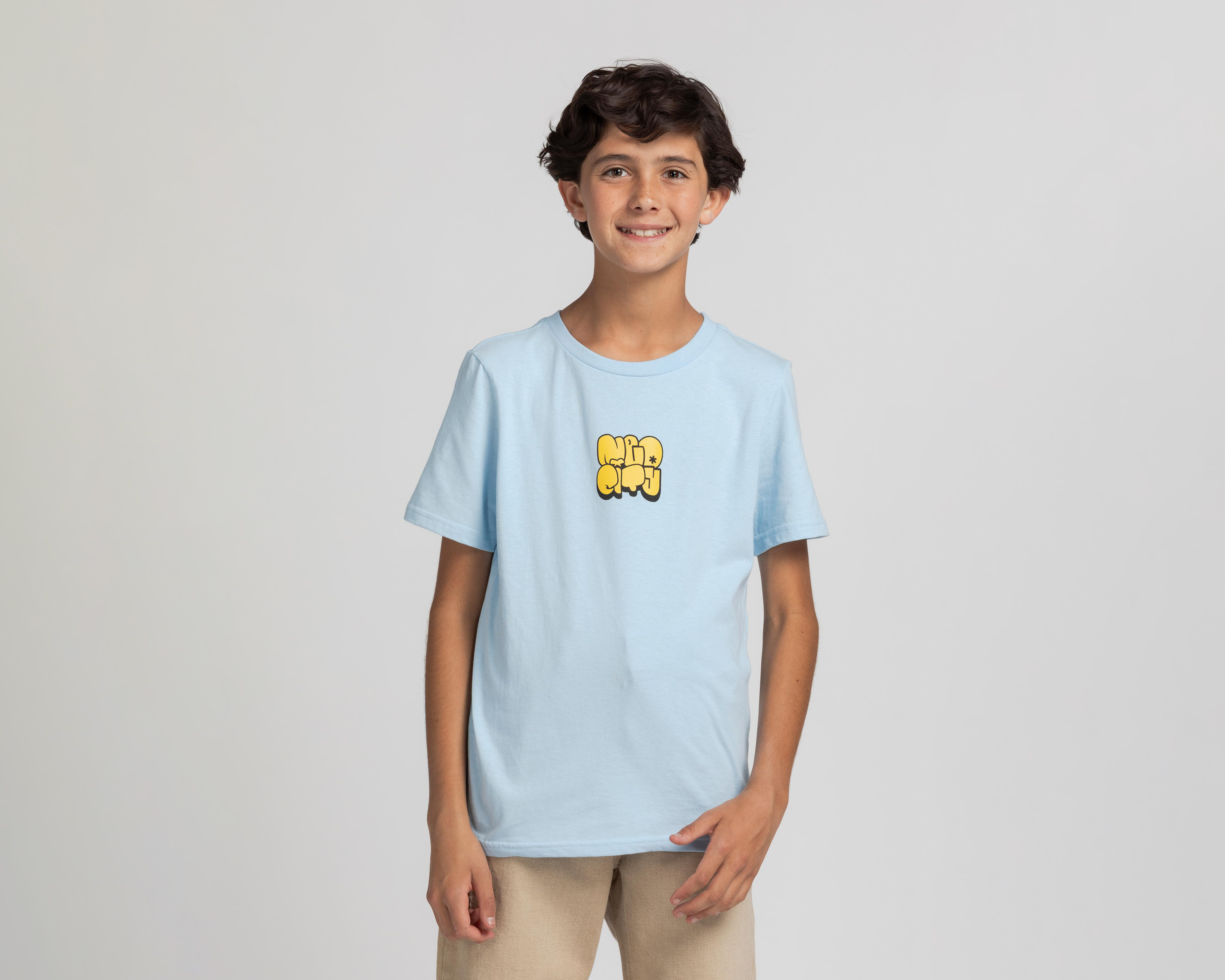 Playera Neo*City Manga Corta Estampada Juvenil $99