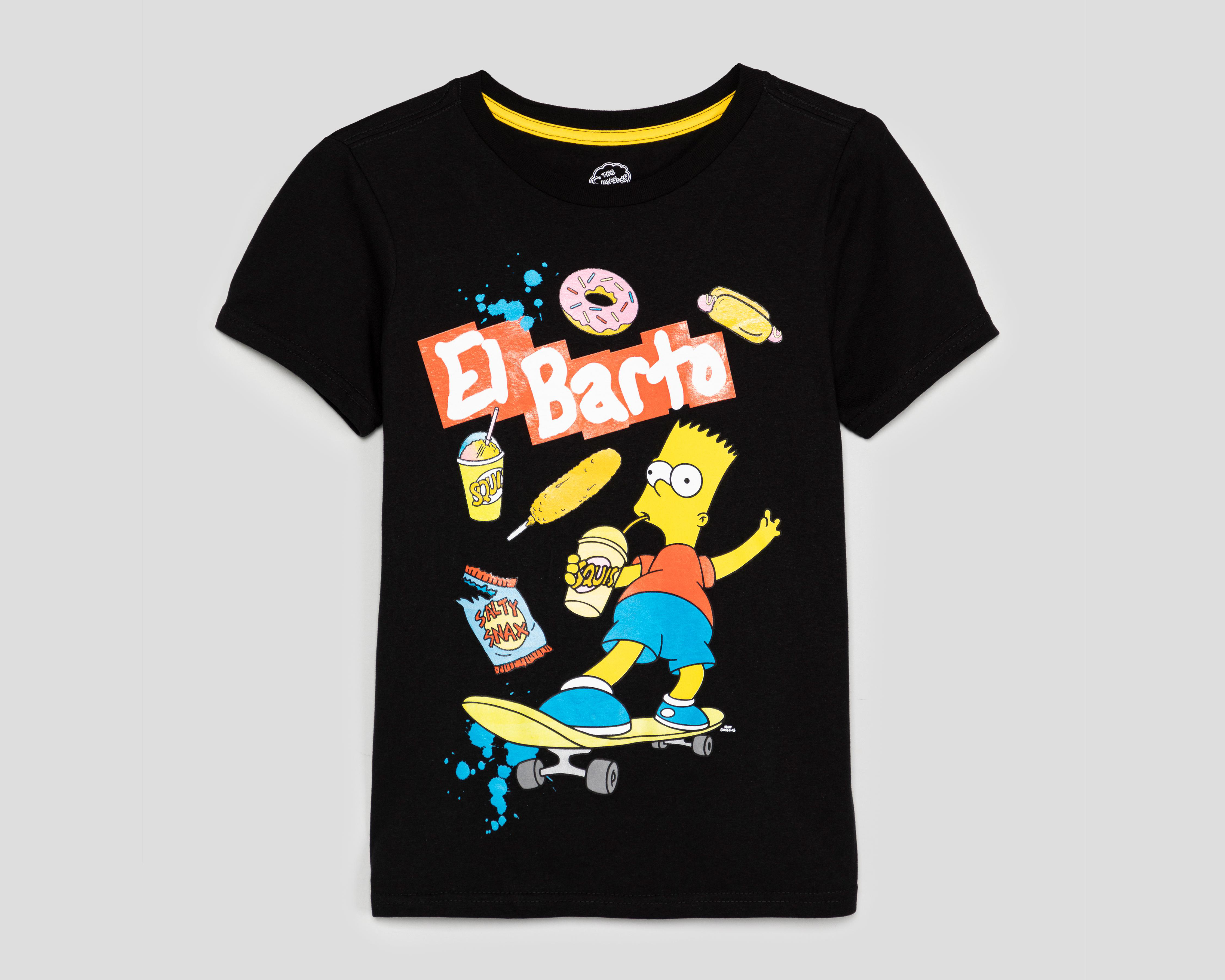 Foto 2 pulgar | Playera Bart The Simpsons para Niño