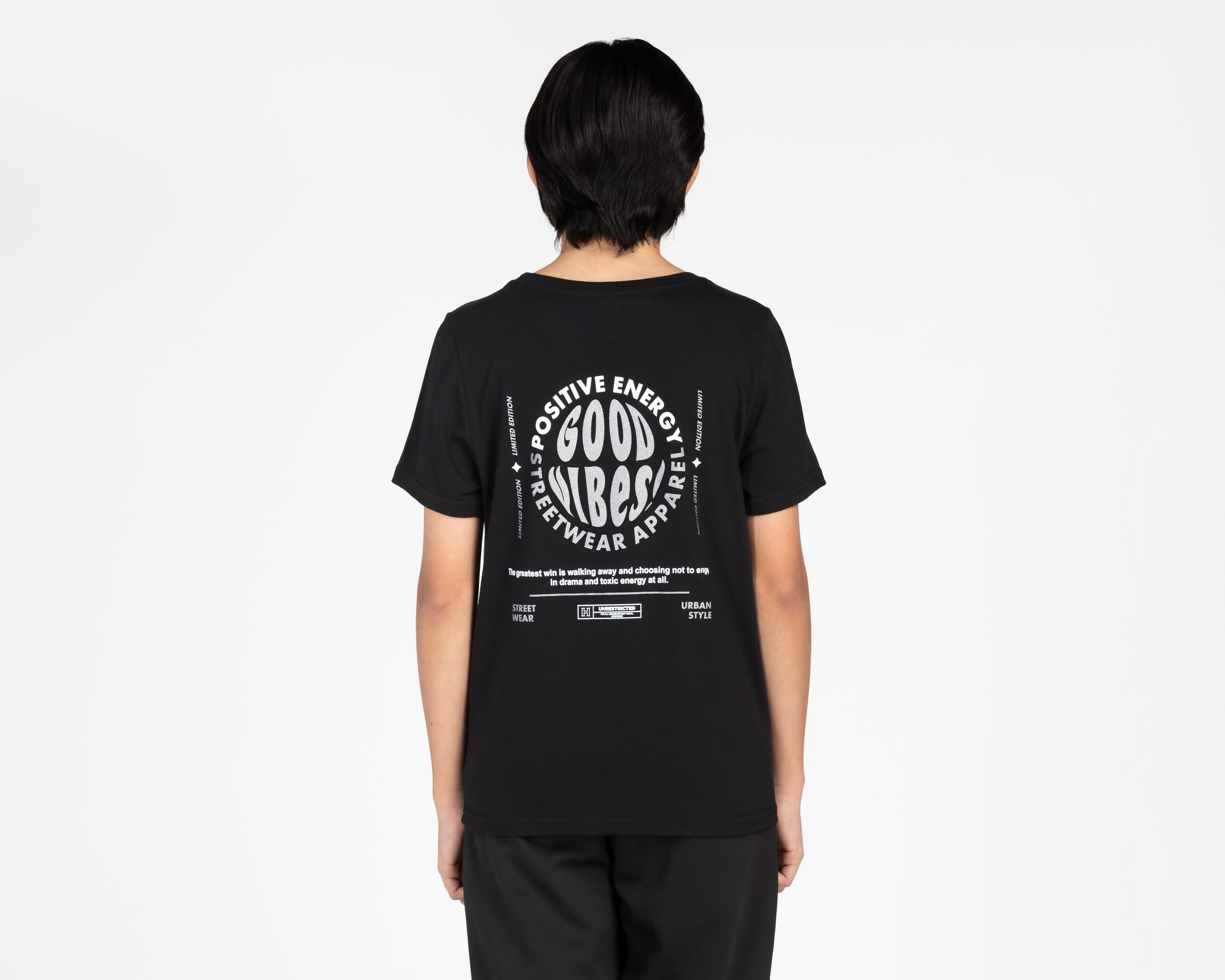 Foto 3 pulgar | Playera Neo*City Manga Corta Estampada Juvenil
