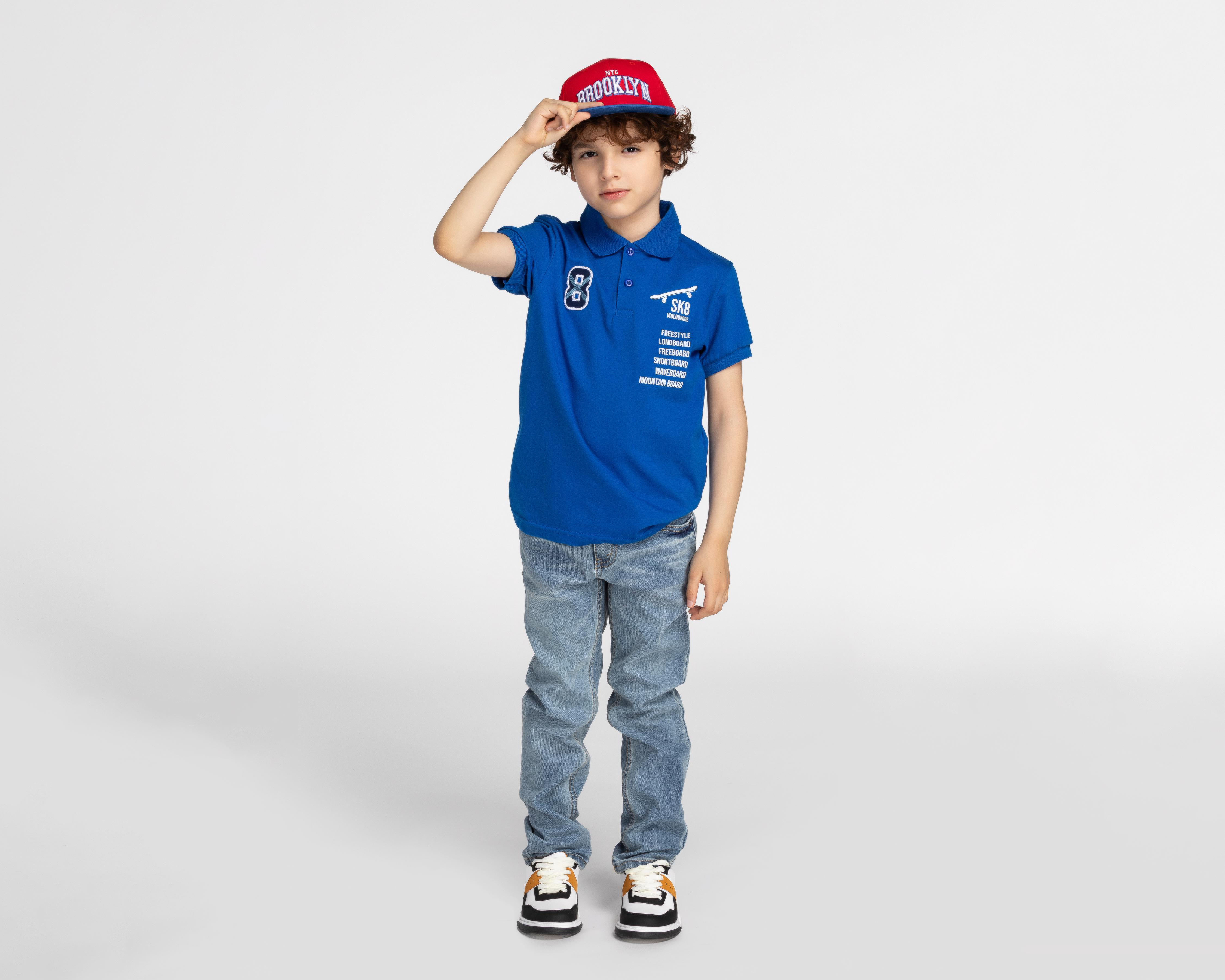 Foto 3 | Playera Baby Colors Manga Corta Estampada para Niño