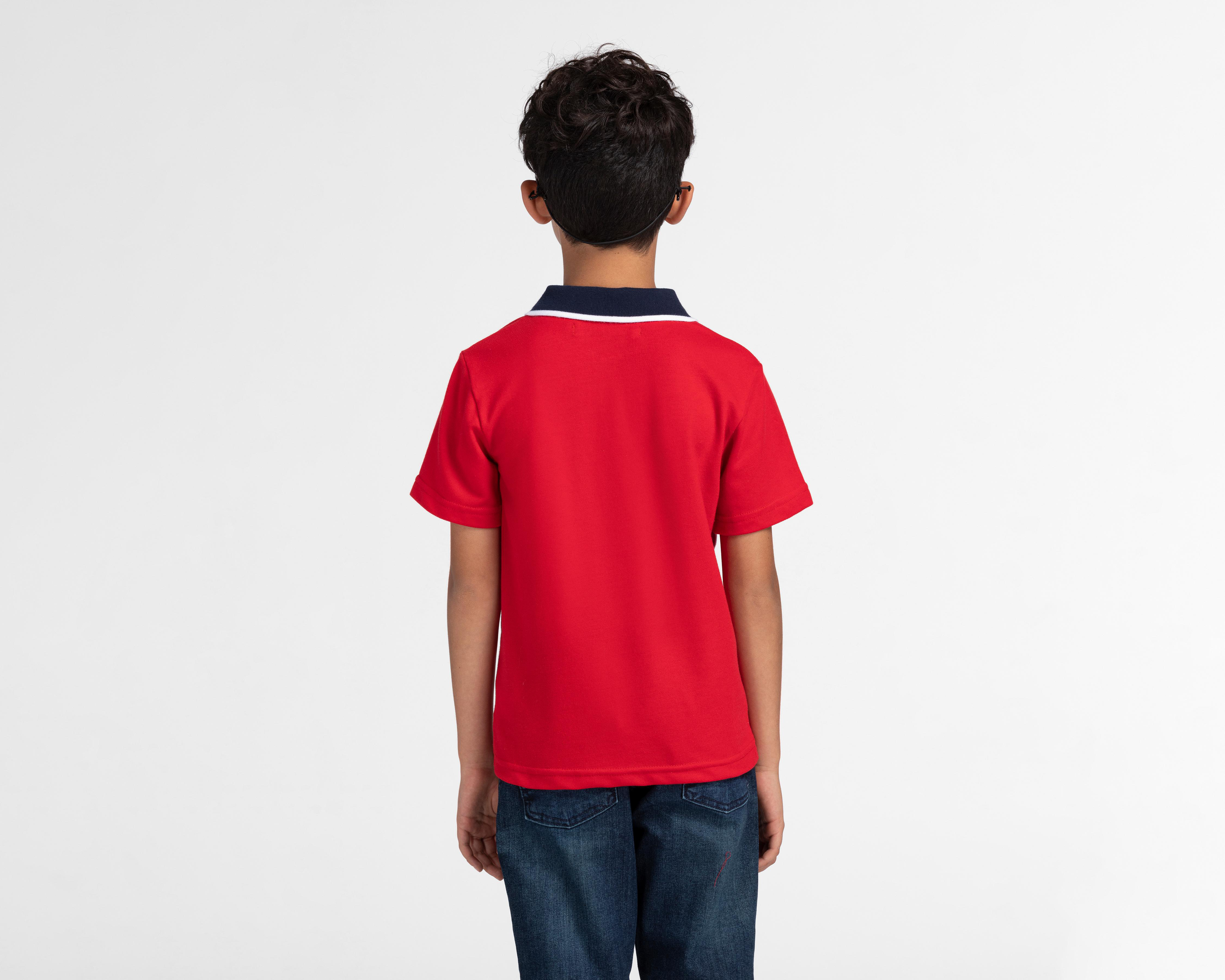 Foto 4 pulgar | Playera Refill Manga Corta Juvenil