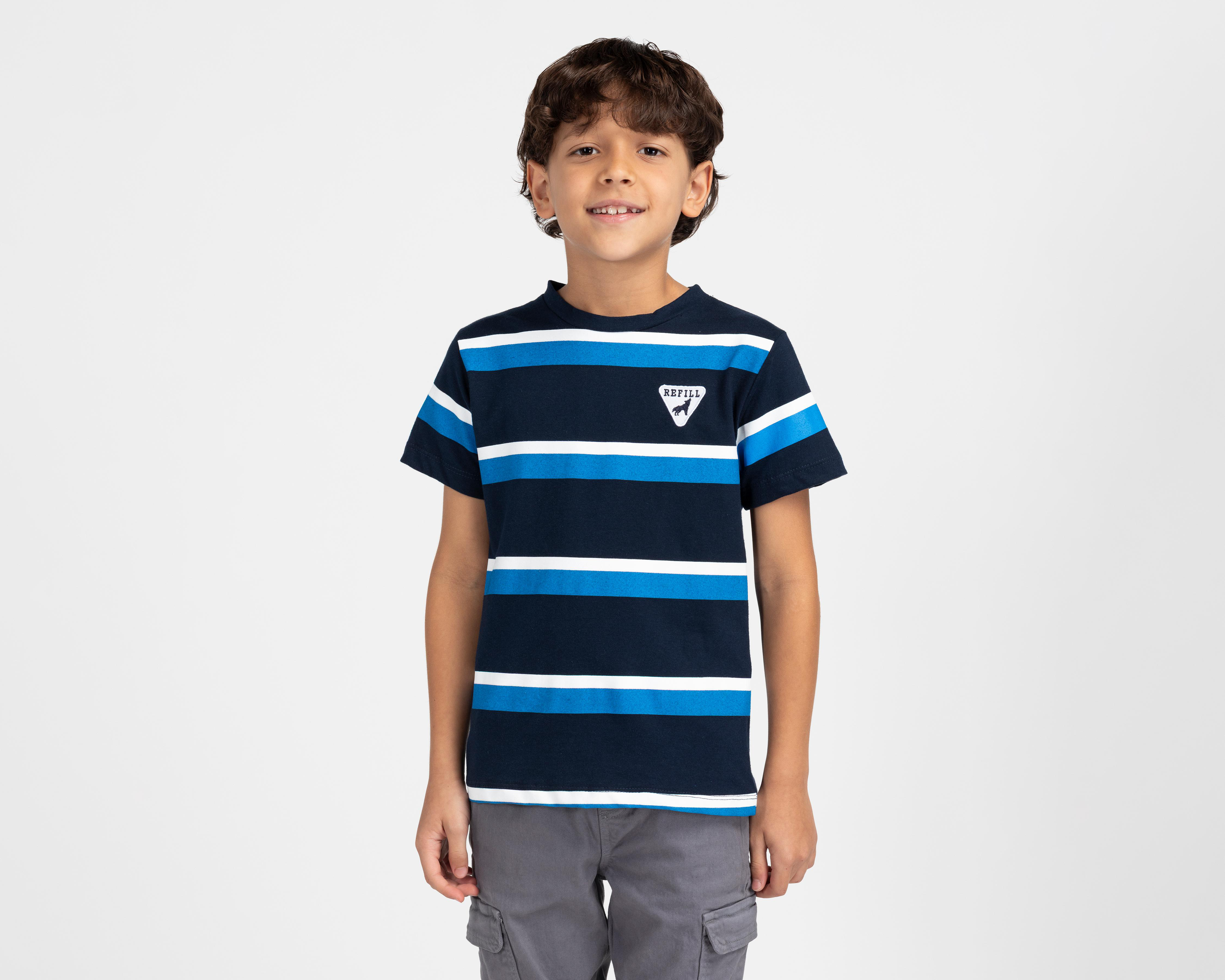 Playera Refill Manga Corta para Niño
