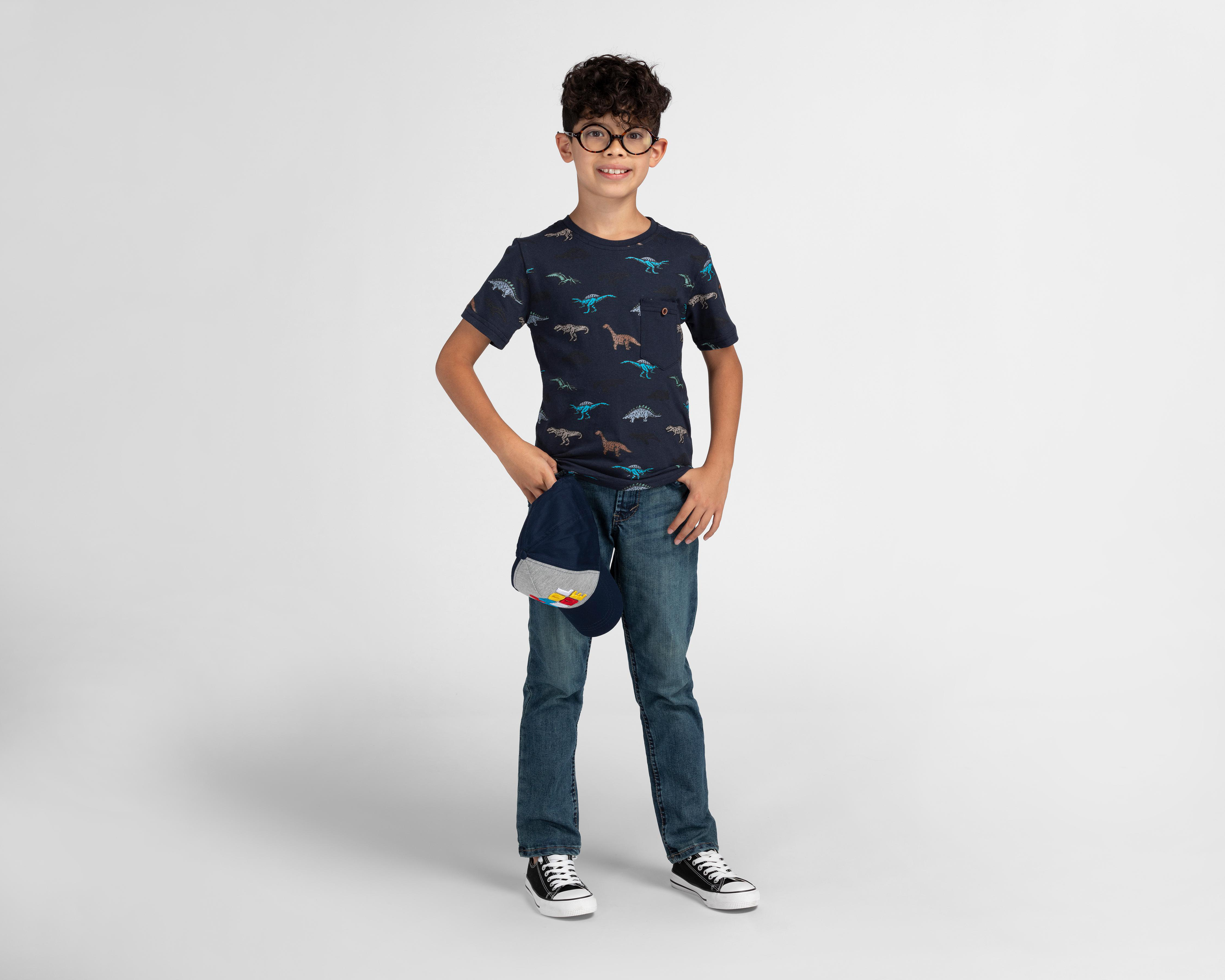 Foto 4 pulgar | Playera Refill Manga Corta de Dinosaurios para Niño