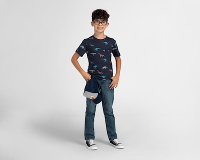 Foto 3 | Playera Refill Manga Corta de Dinosaurios para Niño
