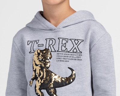 Foto 4 | Sudadera con Gorro Refill T-Rex para Niño