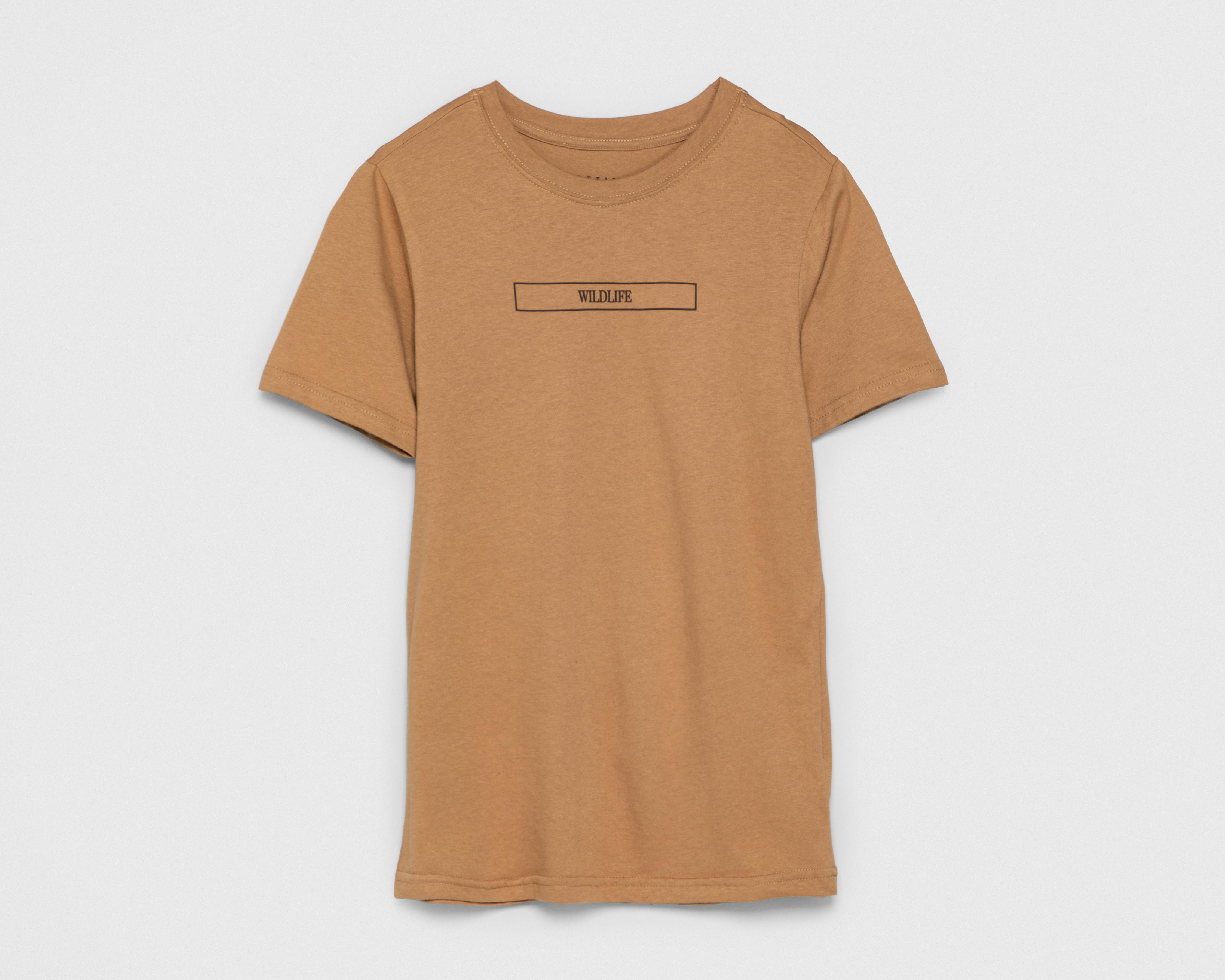 Playera Refill Manga Corta Estampado Juvenil $109