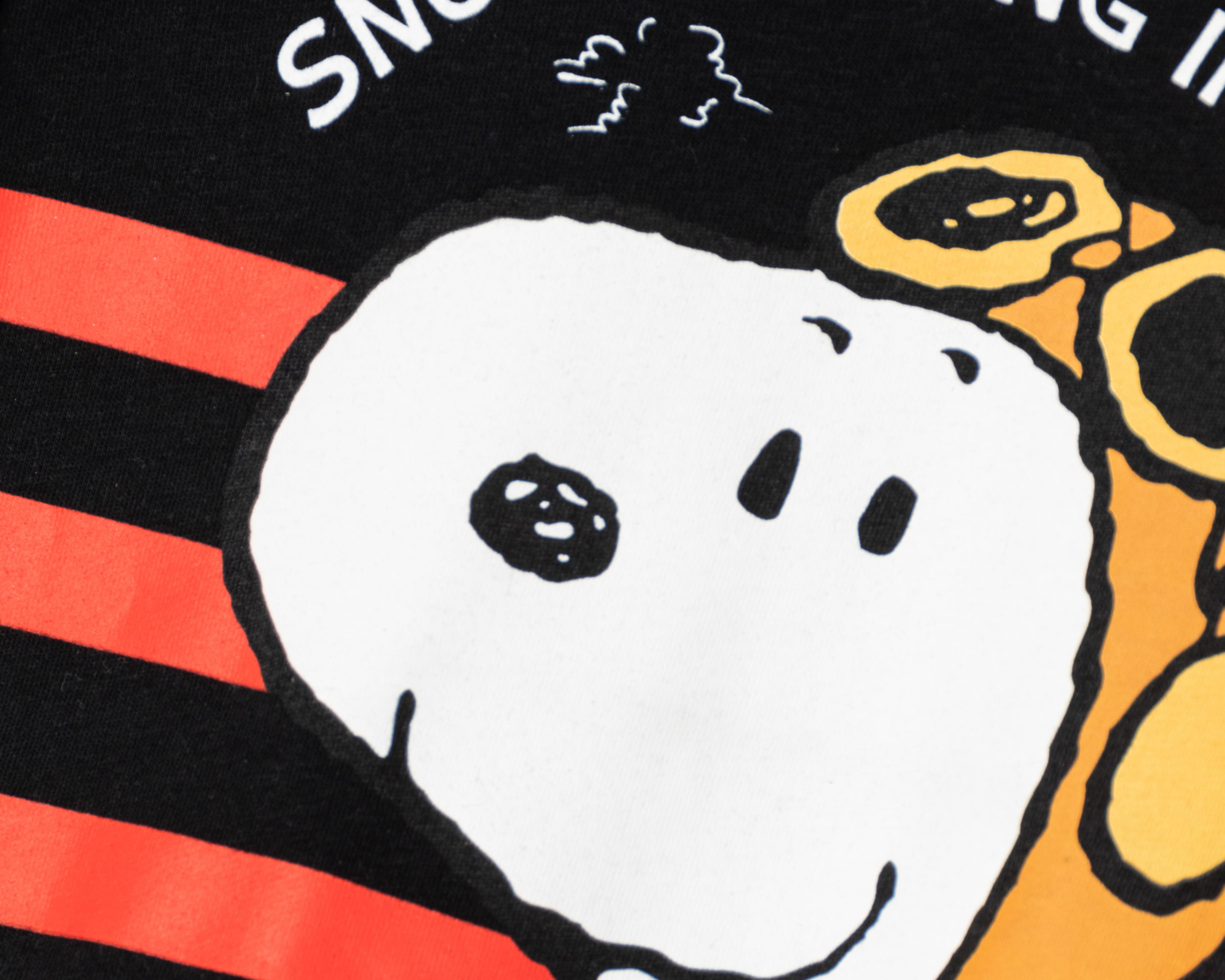 Foto 4 pulgar | Playera Peanuts Manga Corta Estampada para Niño