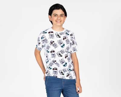 Foto 1 | Playera Rio Beach Manga Corta con Miniprint para Niño