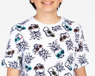 Foto 4 | Playera Rio Beach Manga Corta con Miniprint para Niño