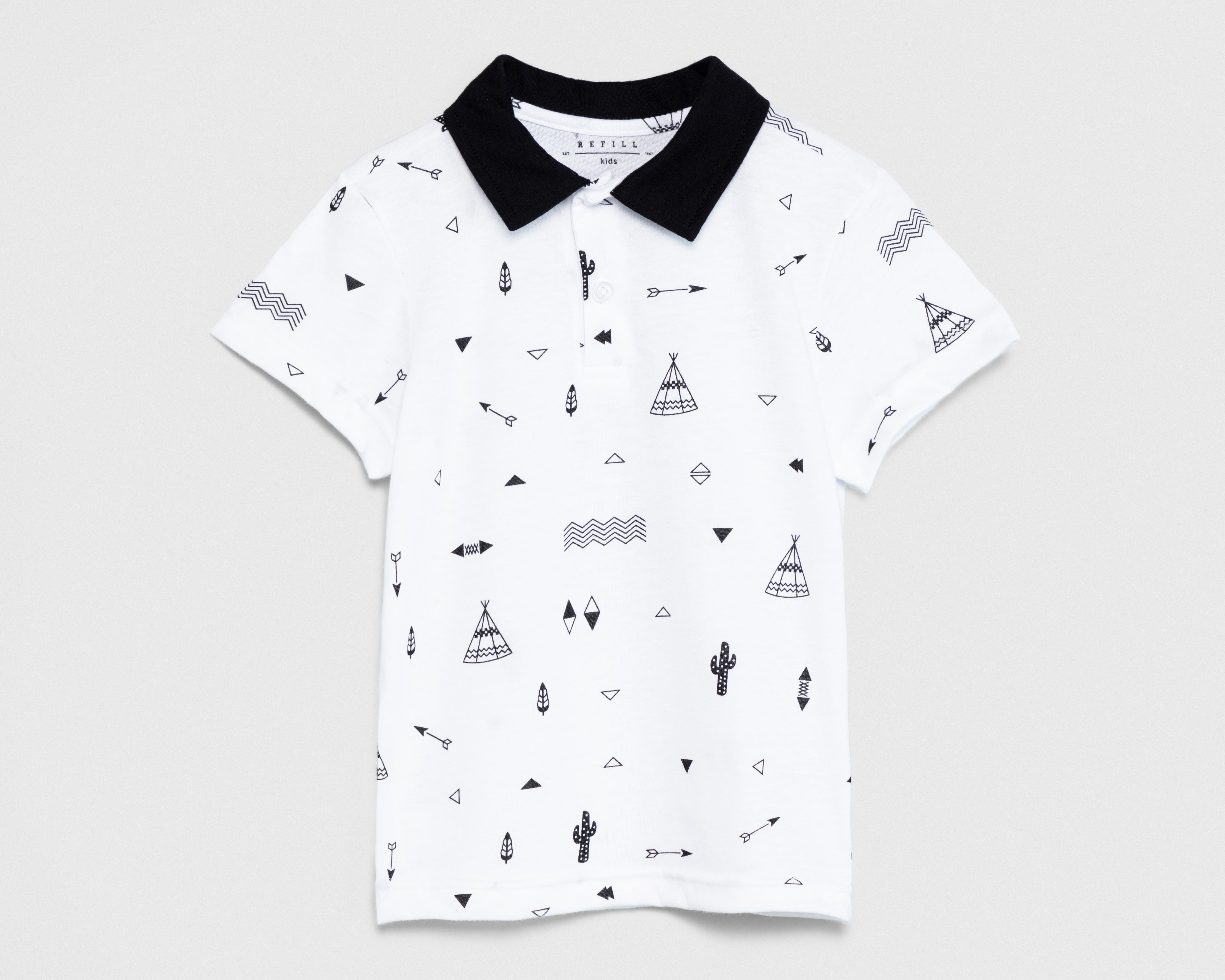 Playera Refill Manga Corta para Niño