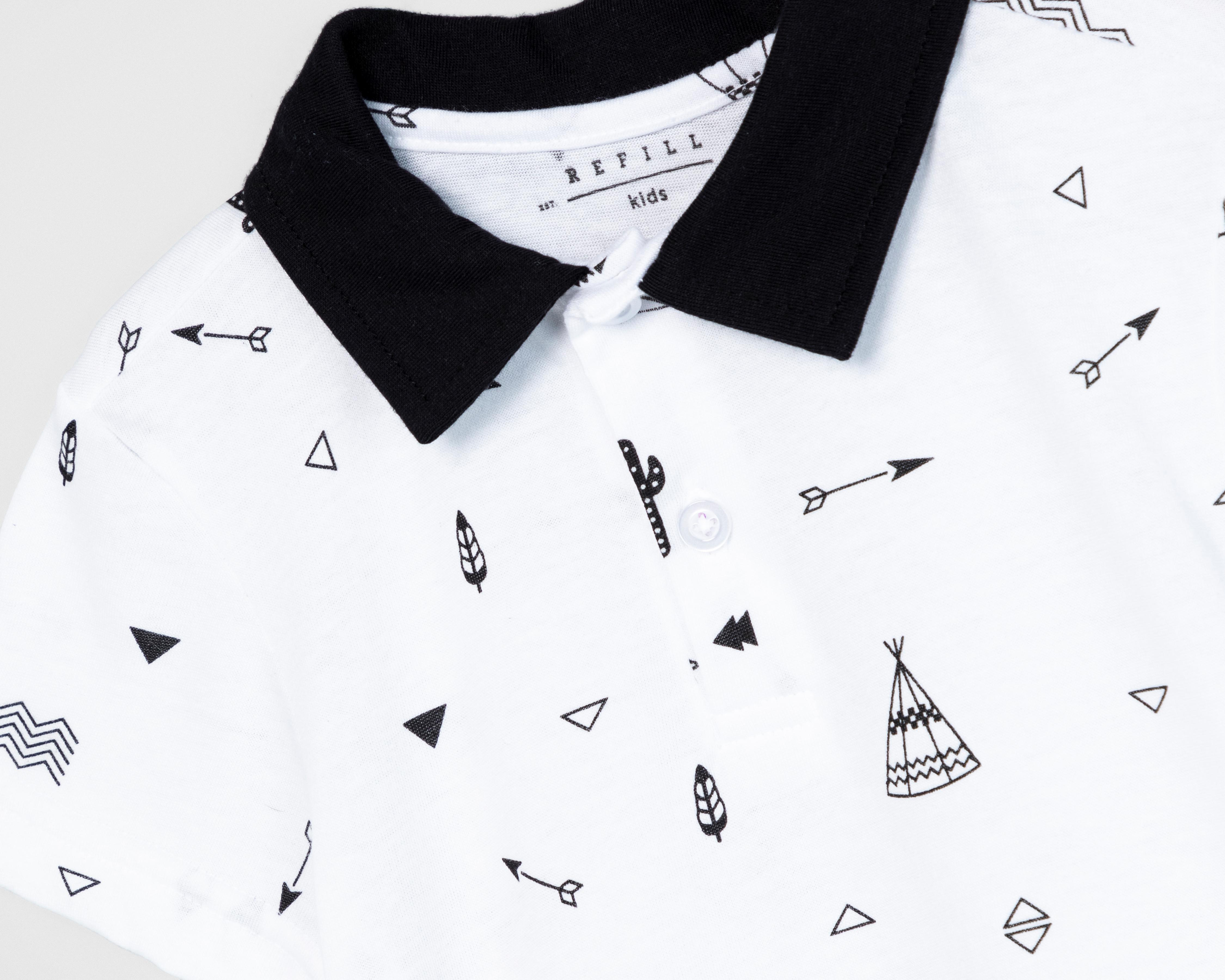 Foto 4 pulgar | Playera Refill Manga Corta para Niño