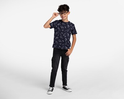 Foto 2 | Playera Refill Manga Corta Estampada para Niño