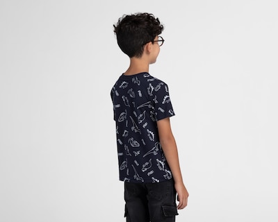 Foto 3 | Playera Refill Manga Corta Estampada para Niño