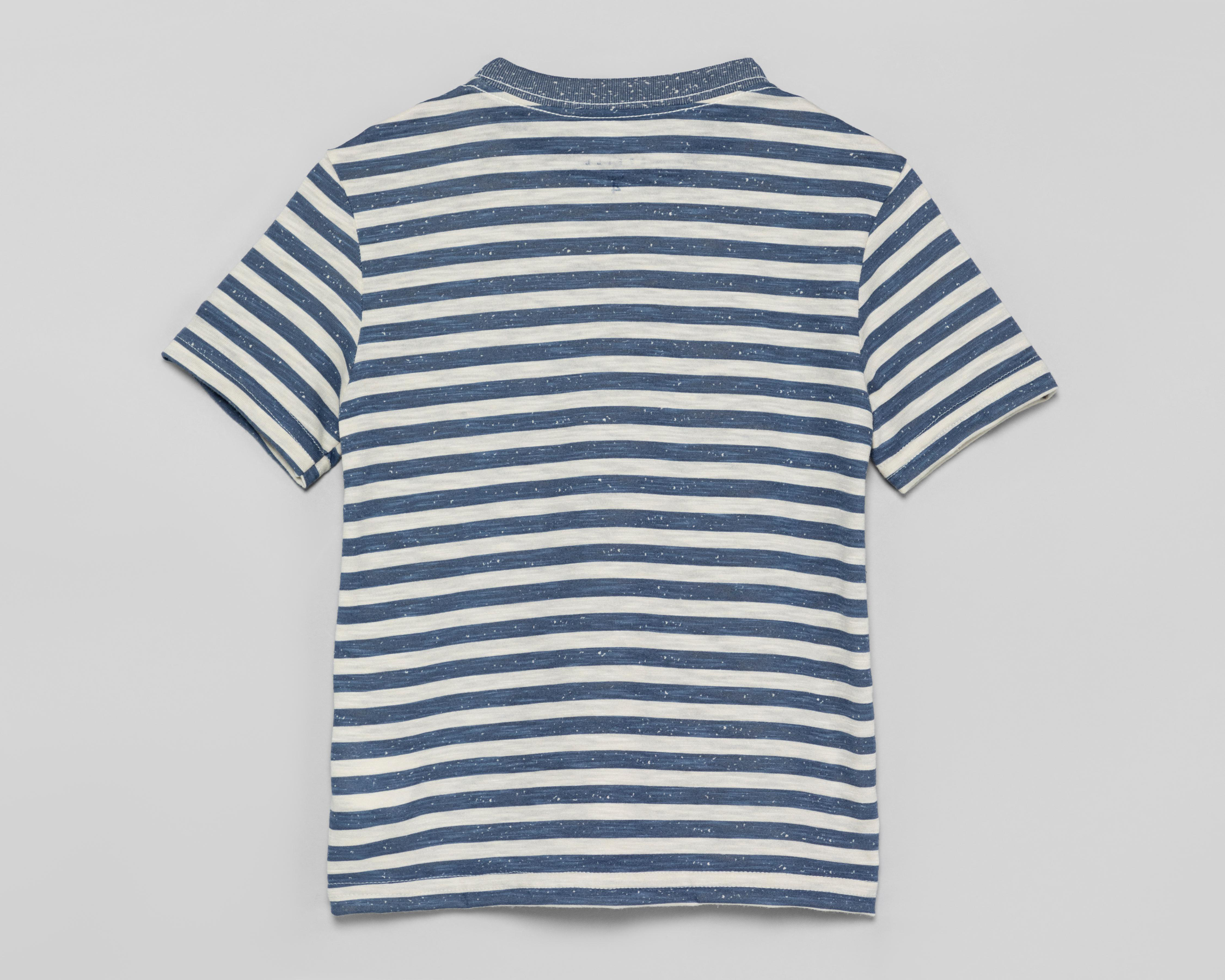 Foto 2 | Playera Refill Manga Corta a Rayas para Niño