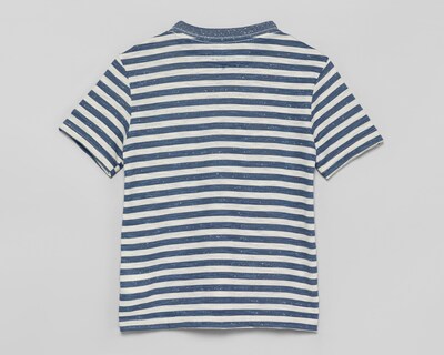 Foto 2 | Playera Refill Manga Corta a Rayas para Niño