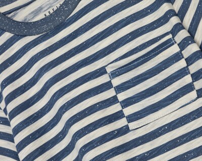 Foto 3 | Playera Refill Manga Corta a Rayas para Niño