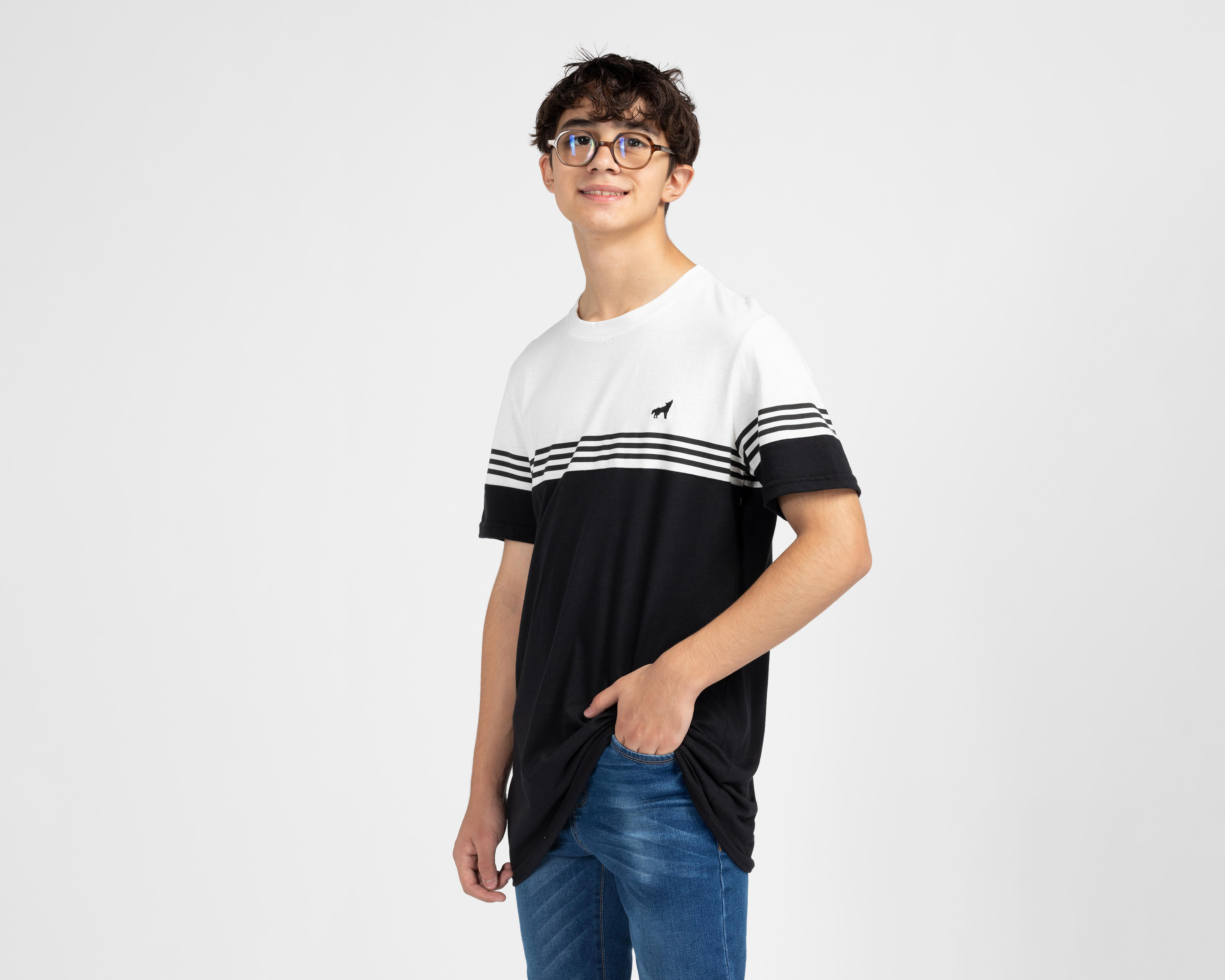 Playera Refill Manga Corta Juvenil $139