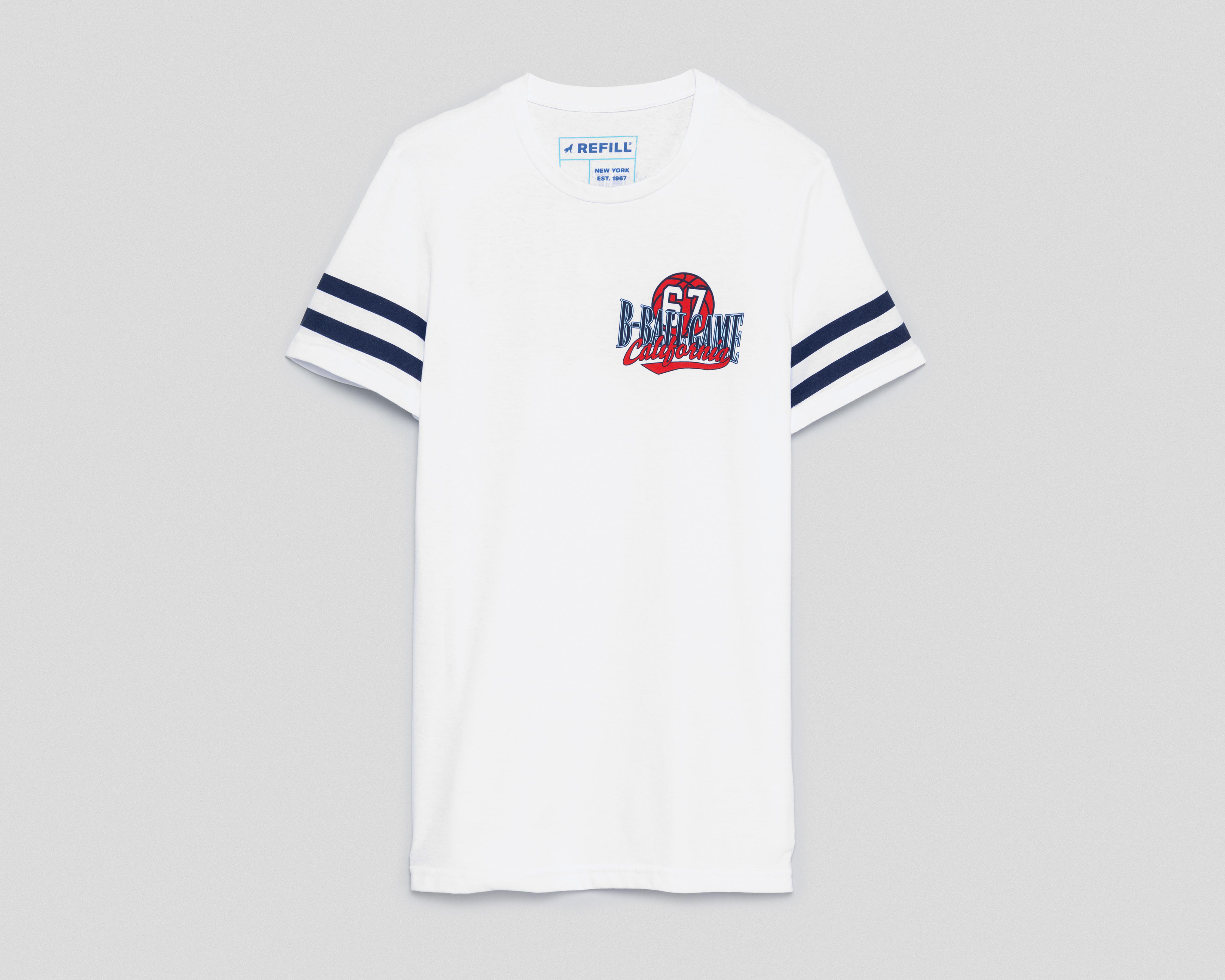 Playera Refill Manga Corta Estampada Juvenil $129