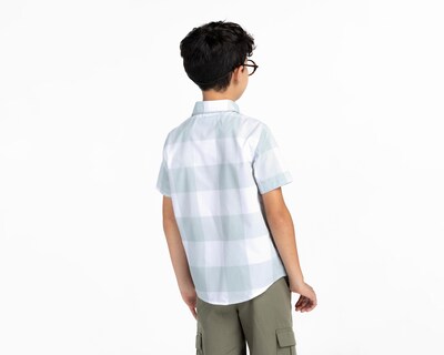 Foto 2 | Camisa Refill Manga Corta a Cuadros para Niño