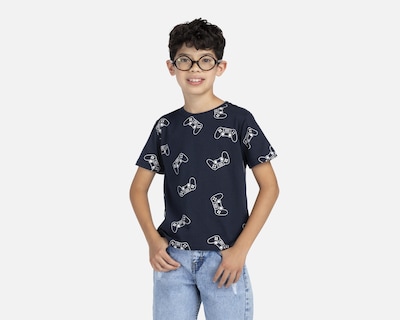 Foto 1 | Playera Neo*City Manga Corta Estampada para Niño
