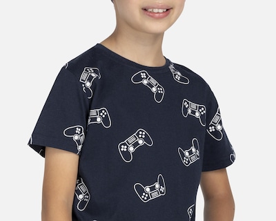 Foto 4 | Playera Neo*City Manga Corta Estampada para Niño