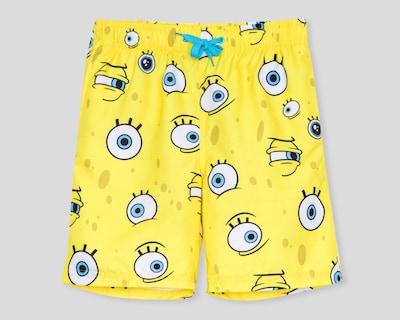Foto 1 | Traje de Baño Bob Esponja Estampado para Niño