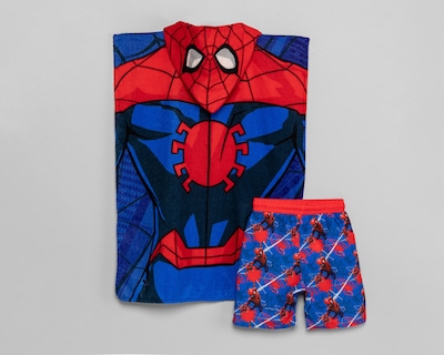 Foto 2 | Traje de Baño y Toalla Spider-Man para Niño