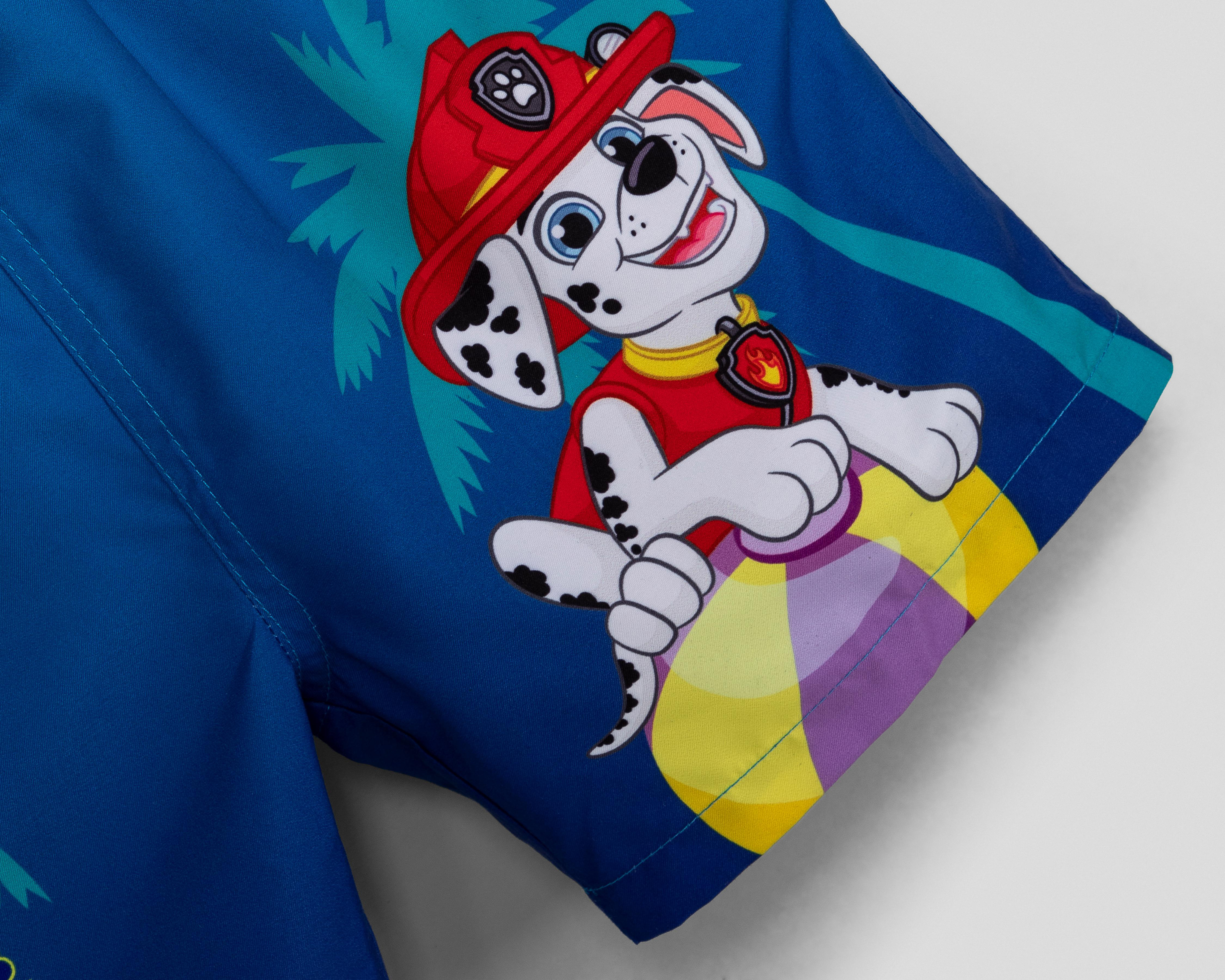 Foto 5 pulgar | Traje de Baño Paw Patrol para Niño 2 Piezas