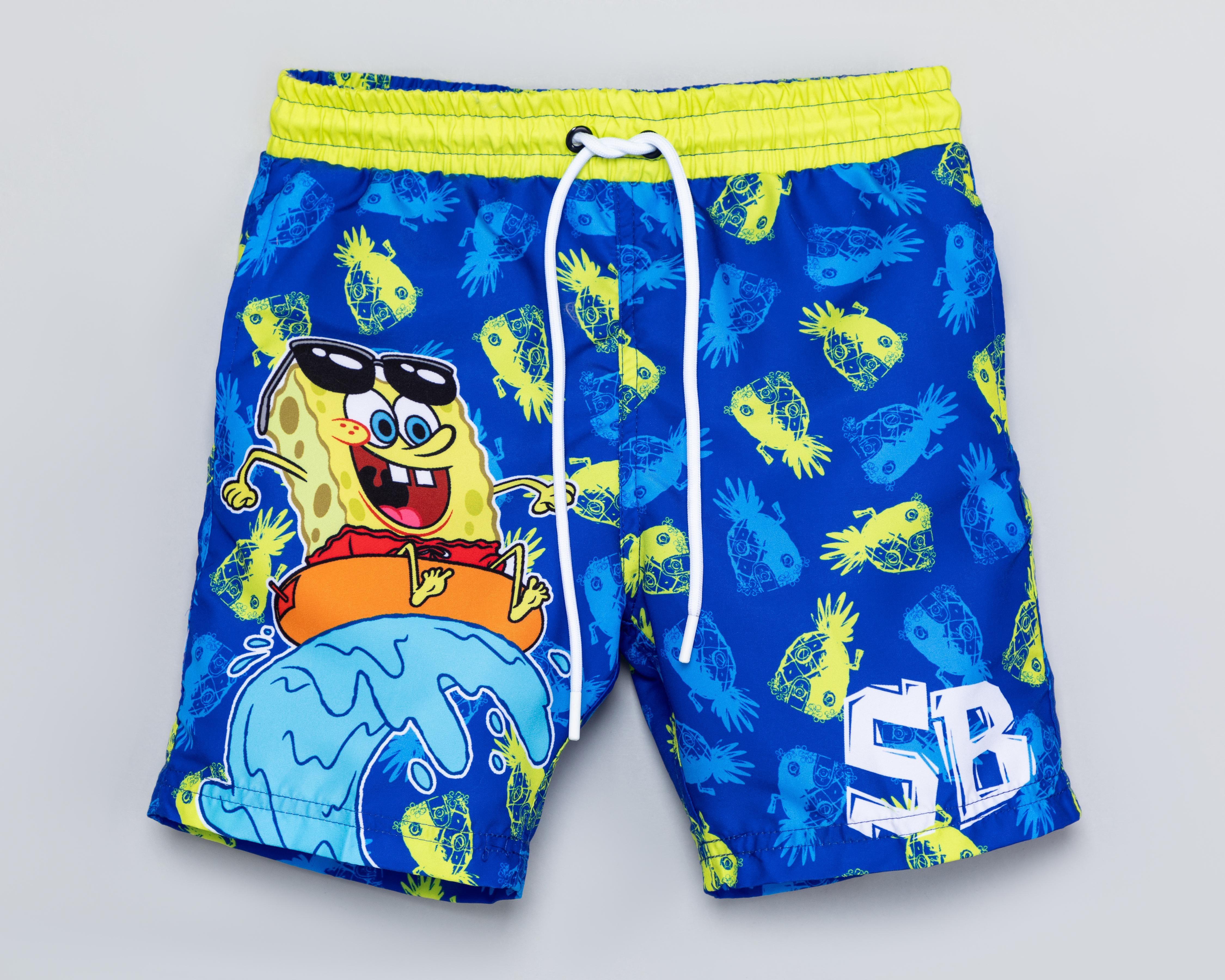 Foto 2 pulgar | Traje de Baño Bob Esponja para Niño