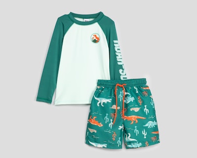 Foto 1 | Traje de Baño Rio Beach Print de Dinosaurios para Niño 2 Piezas