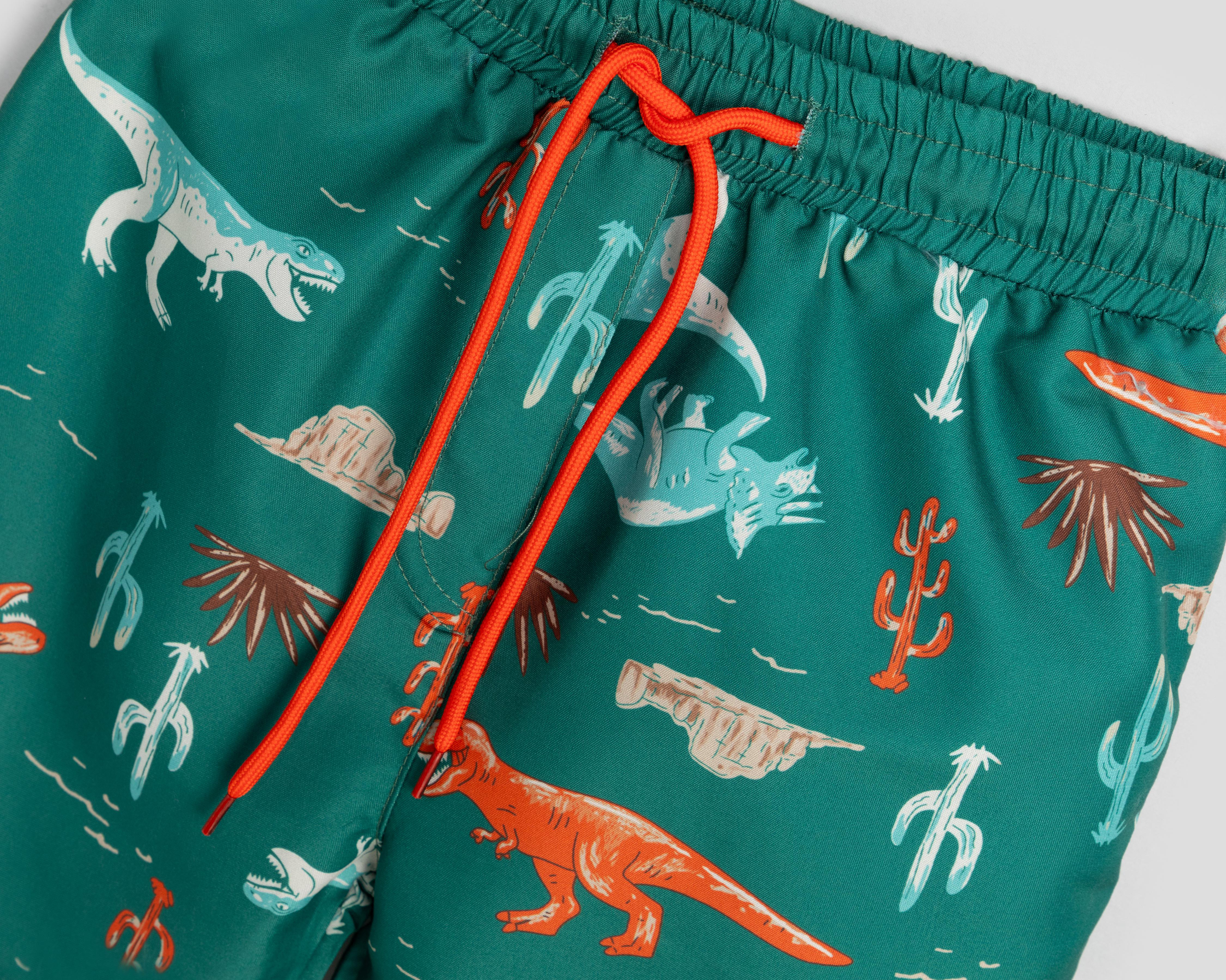 Foto 5 pulgar | Traje de Baño Rio Beach Print de Dinosaurios para Niño 2 Piezas