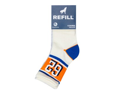 Foto 3 | Calcetas Refill para Niño 6 Pares