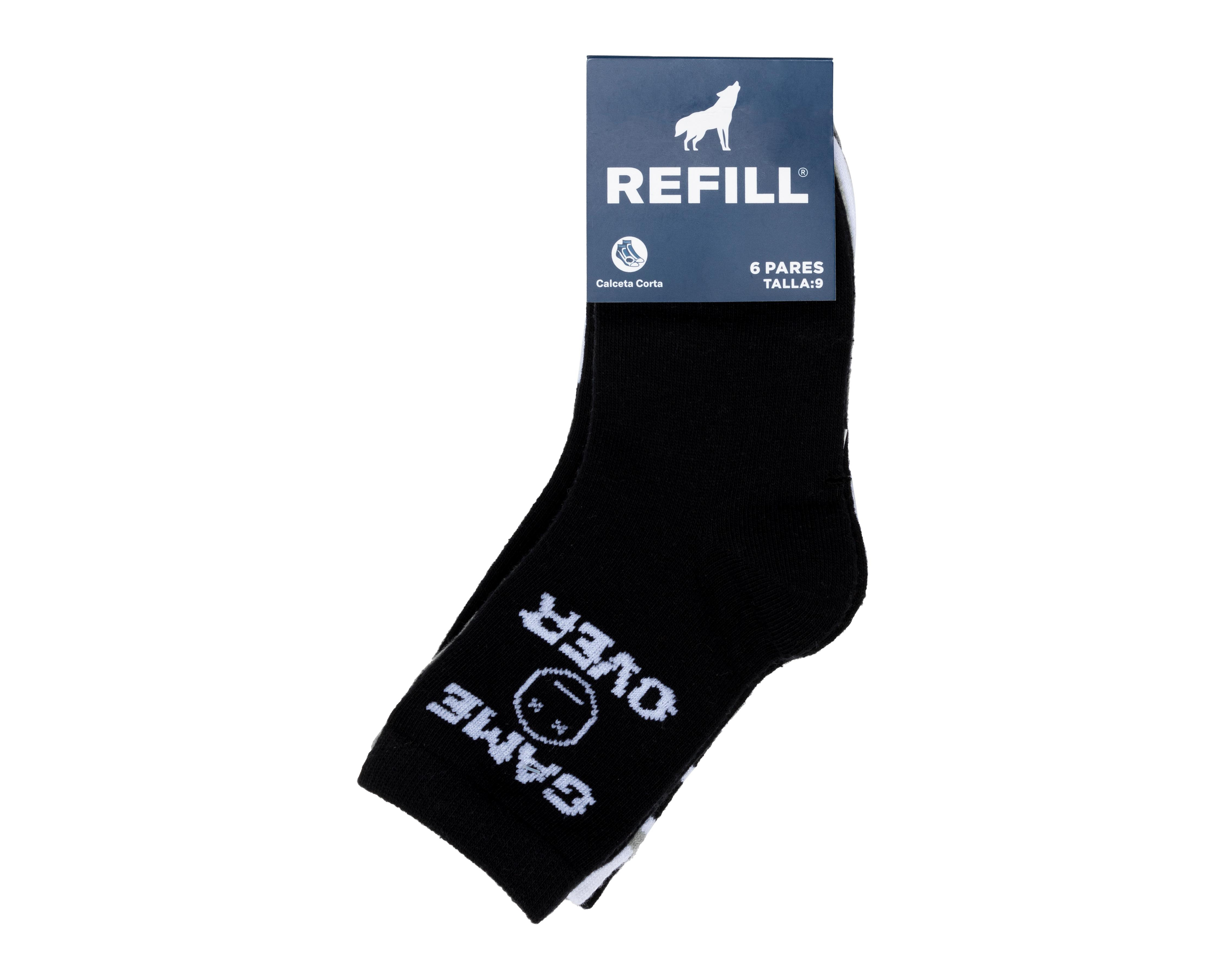 Foto 4 pulgar | Calcetas Refill para Niño 6 Pares
