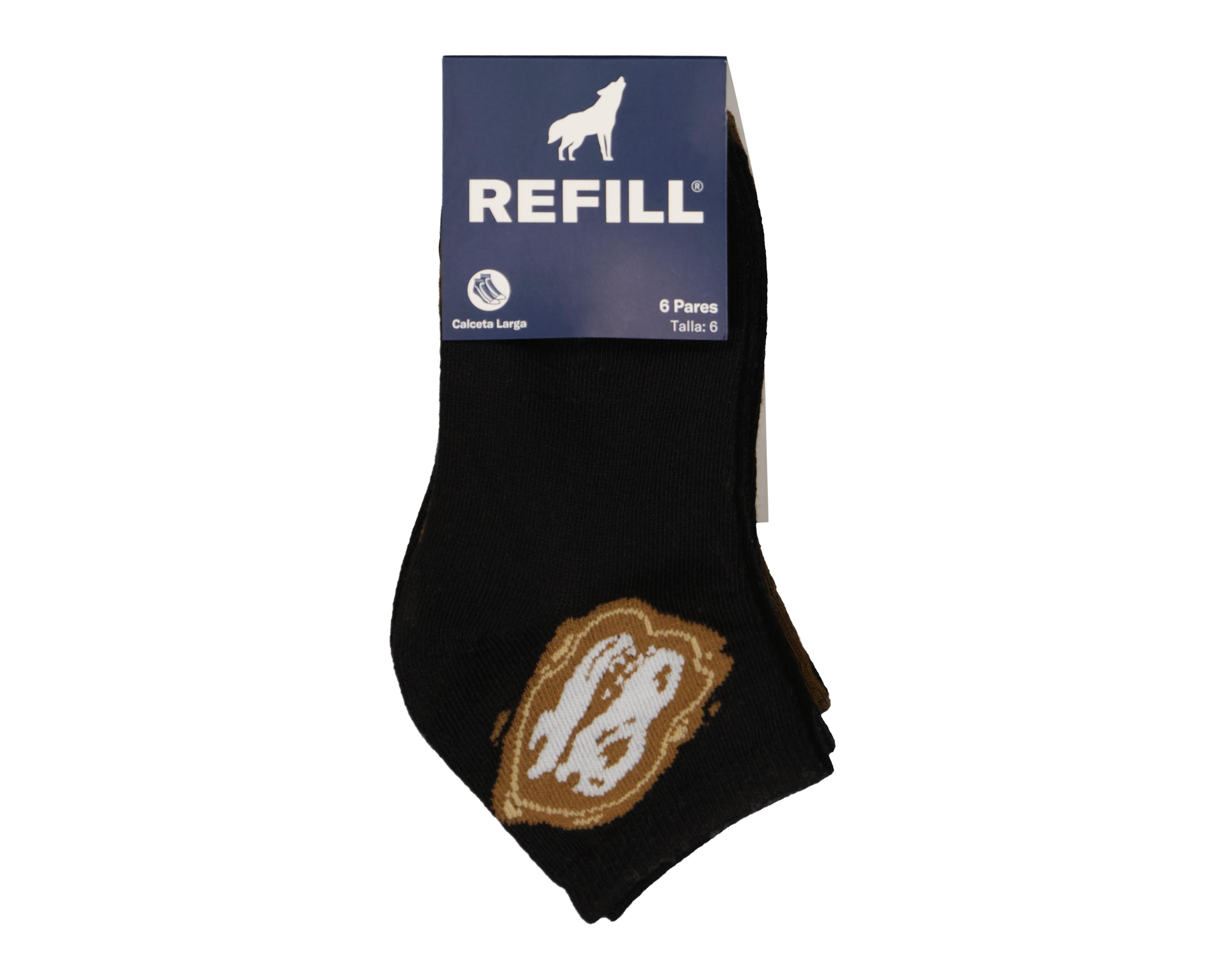 Foto 4 pulgar | Calcetas Refill para Niño 6 Pares