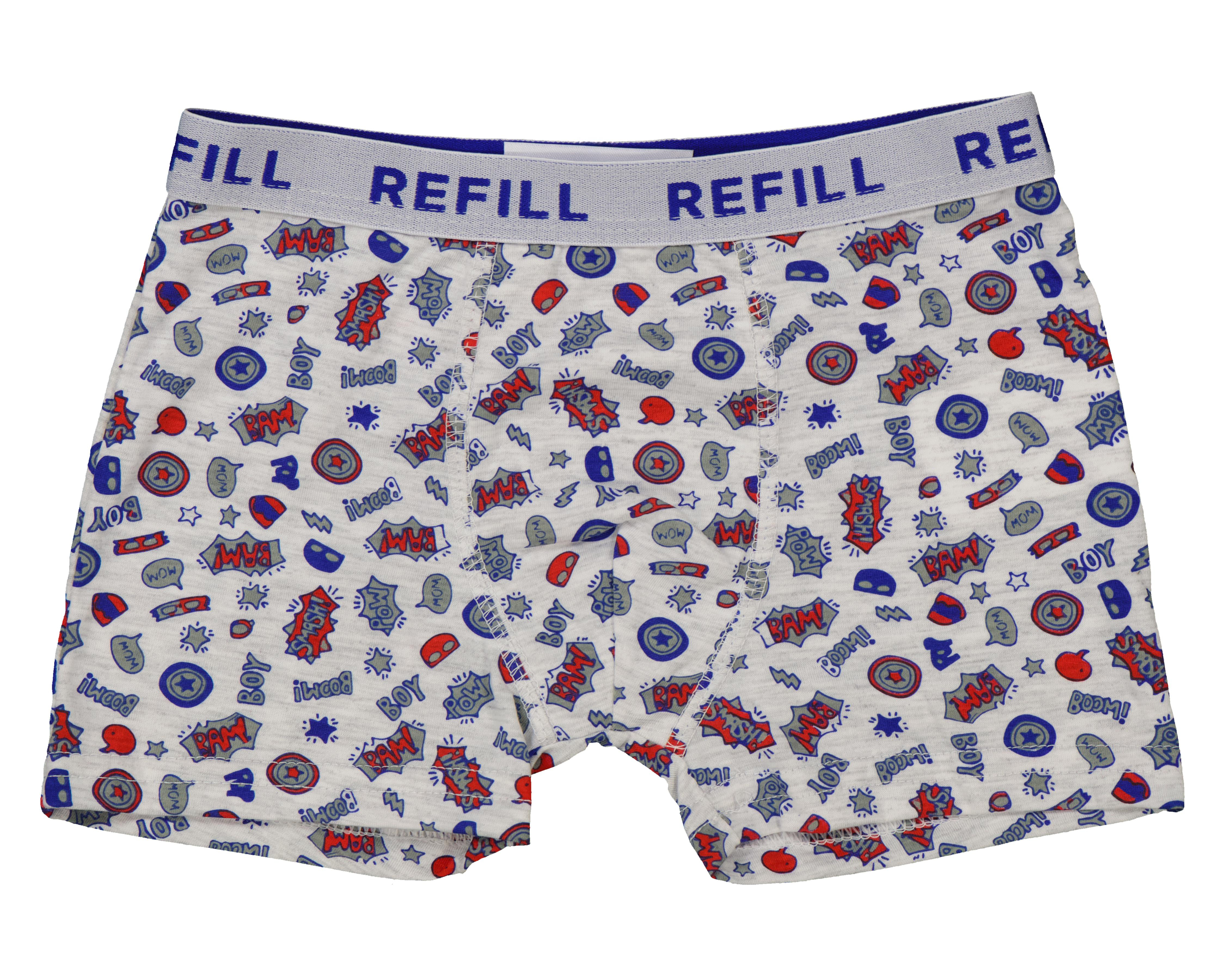 Foto 5 pulgar | Playera Interior y Bóxer Refill para Niño 2 Piezas