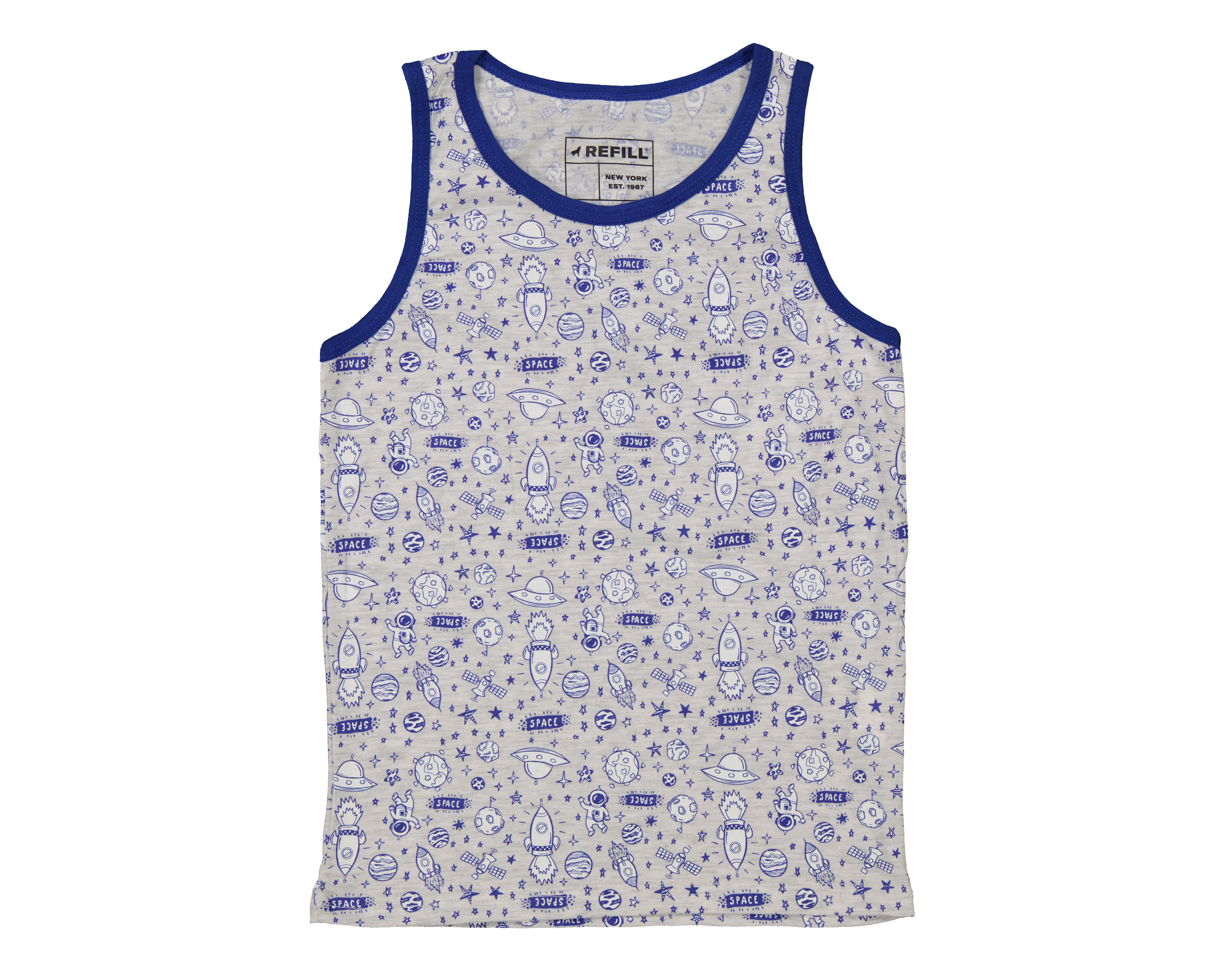 Foto 4 pulgar | Playera Interior y Bóxer Refill para Niño 2 Piezas