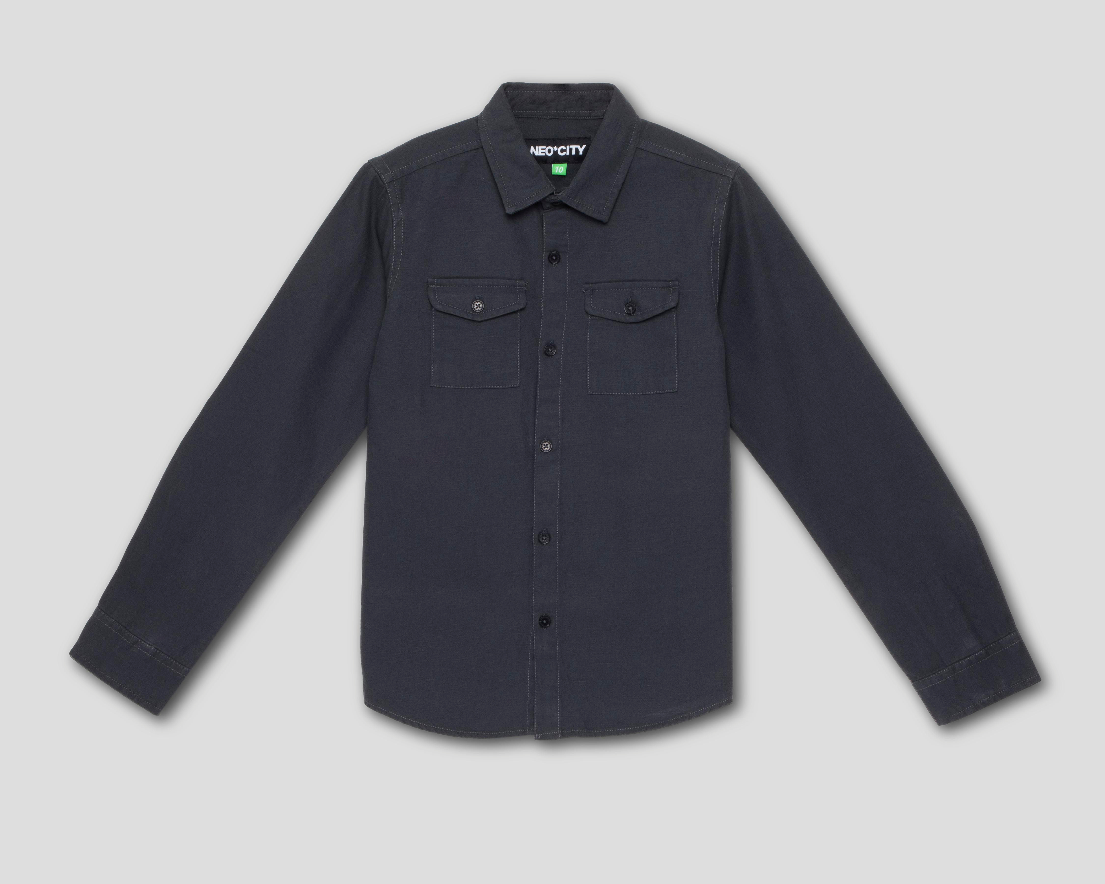 Camisa Manga Larga Neo*City para Niño