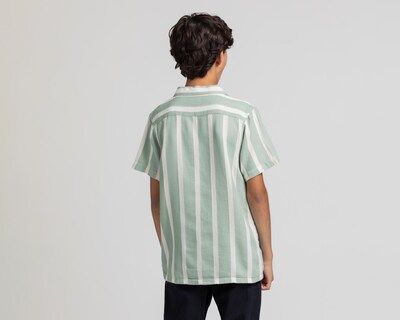 Foto 3 | Camisa Refill Manga Corta a Rayas para Niño