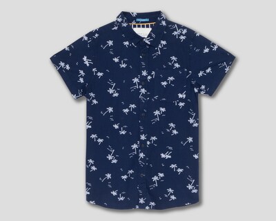 Foto 1 | Camisa Cuello Americano Azul Refill para Niño