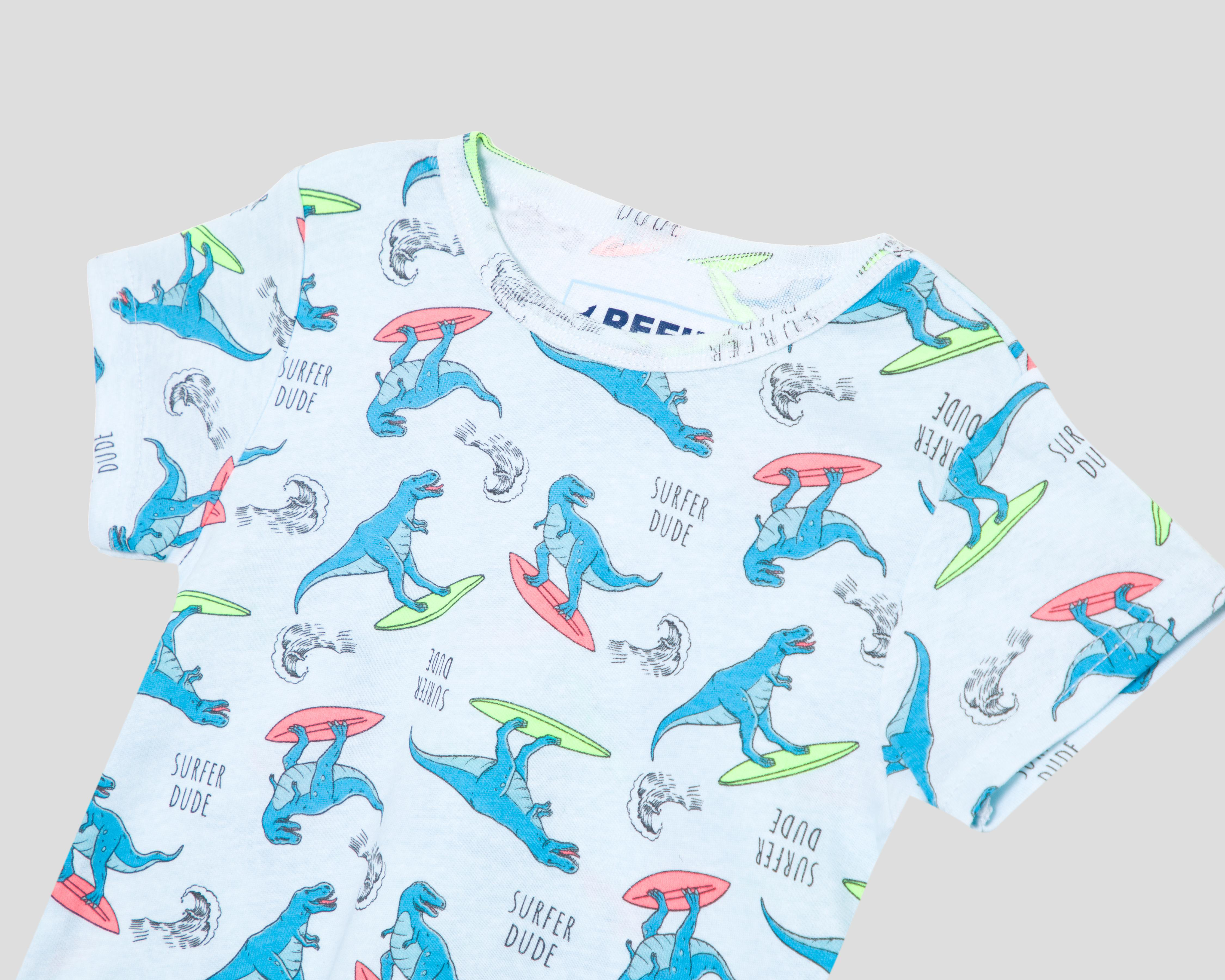 Foto 3 | Pijama para Niño Estampada Refill 4 Piezas