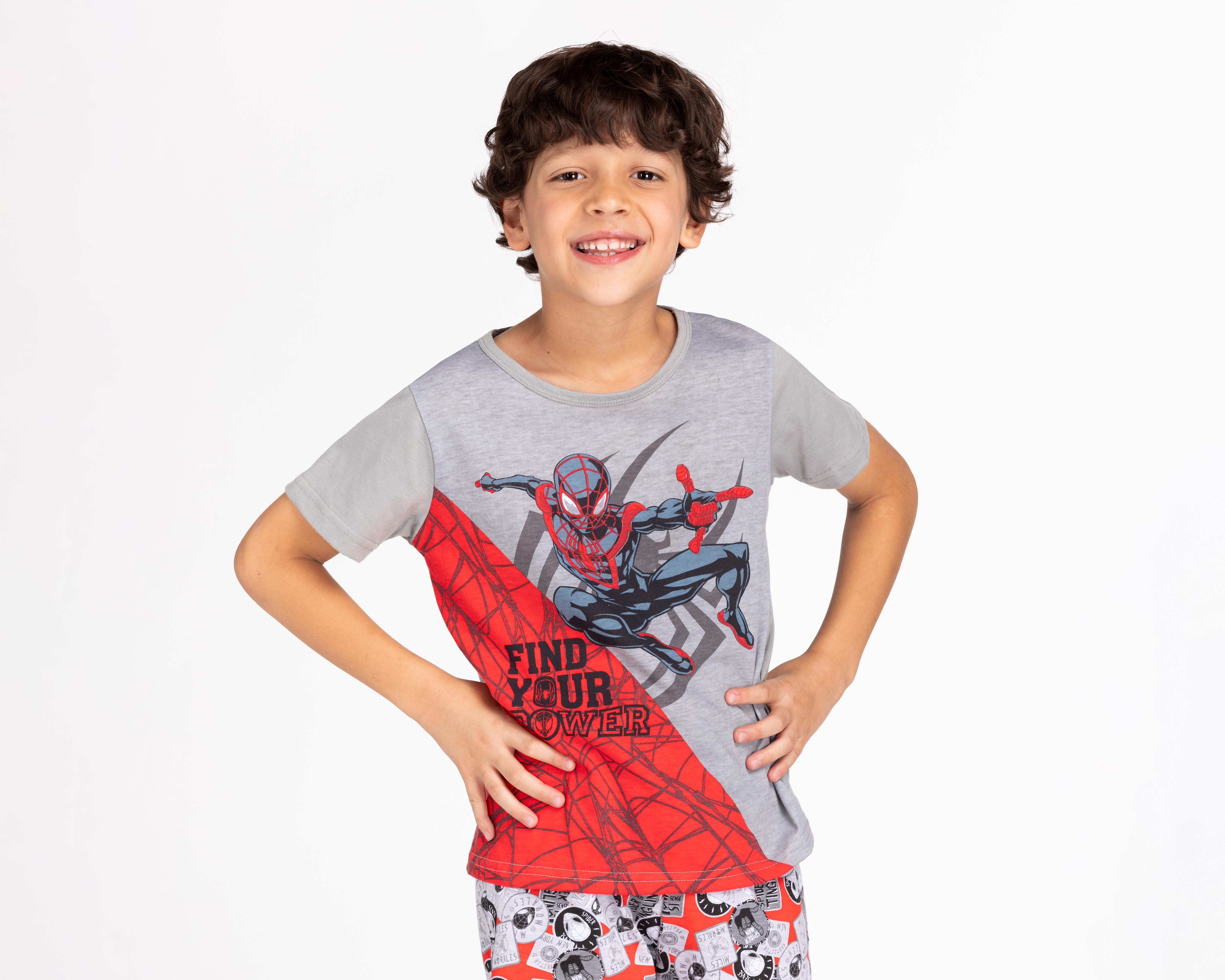 Foto 5 pulgar | Pijama para Niño Spider-Man Marvel