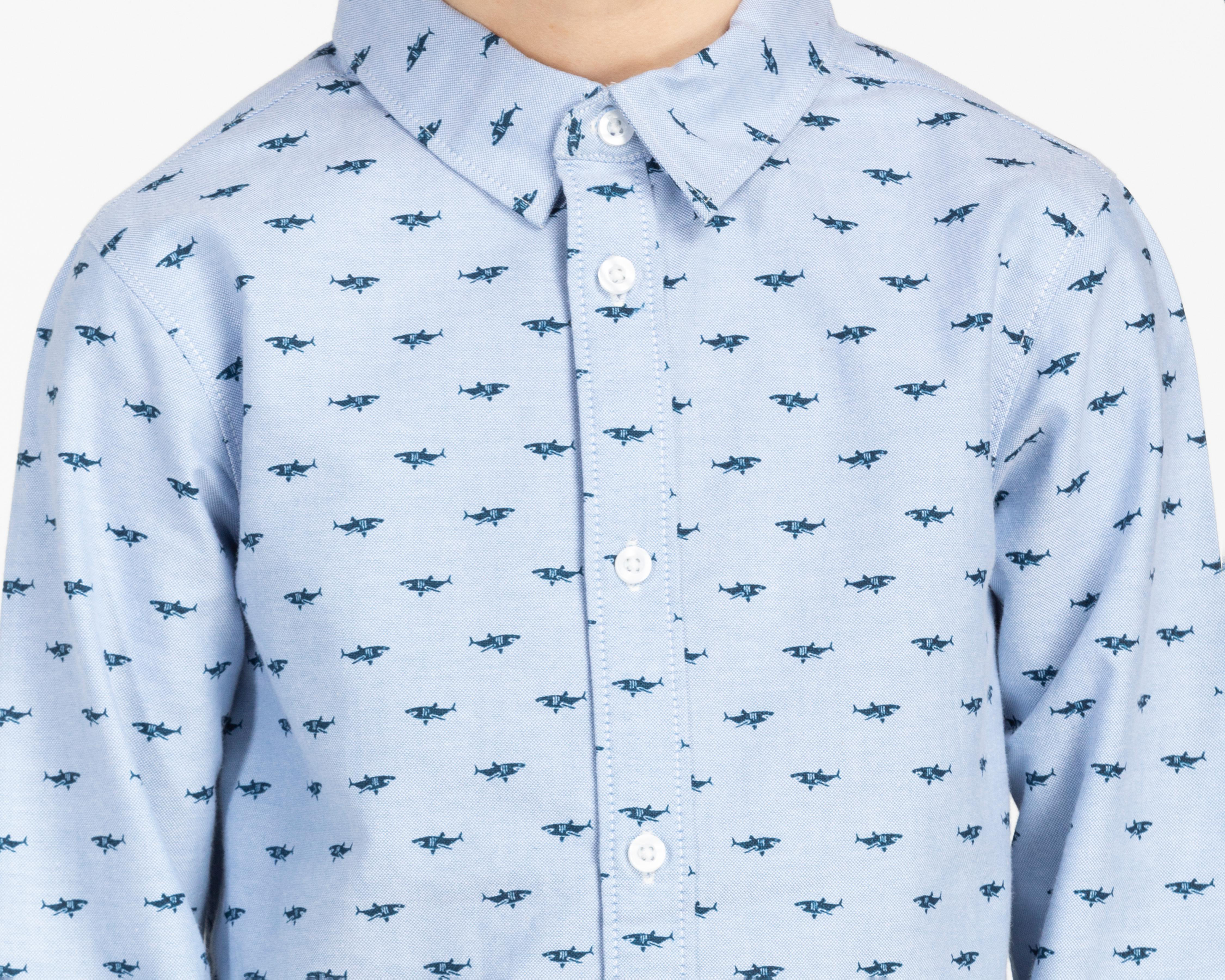 Foto 4 | Camisa Refill Manga Larga Estampada para Niño