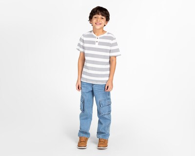 Foto 2 | Playera Refill Manga Cora a Rayas para Niño