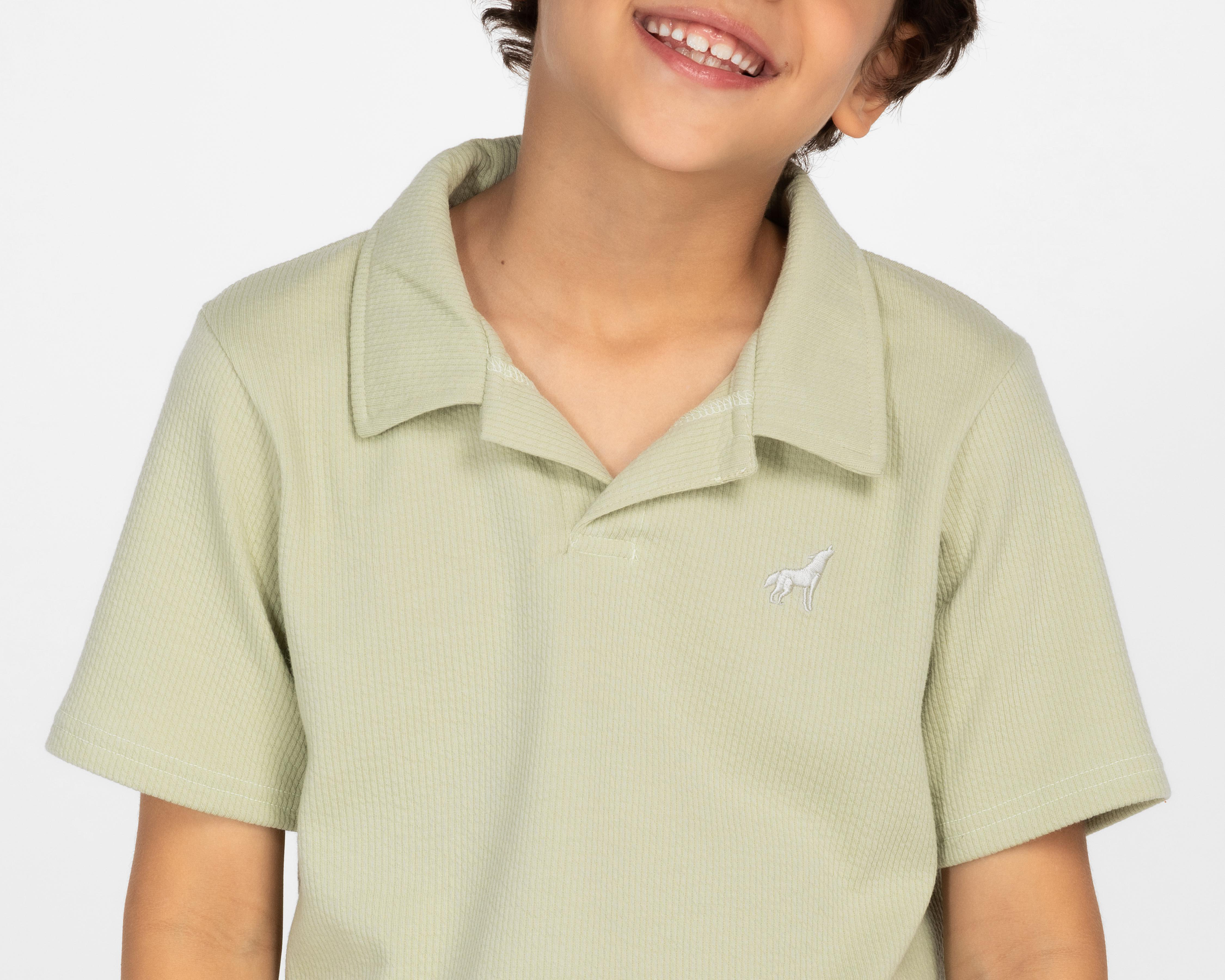 Foto 5 pulgar | Playera Polo Refill para Niño