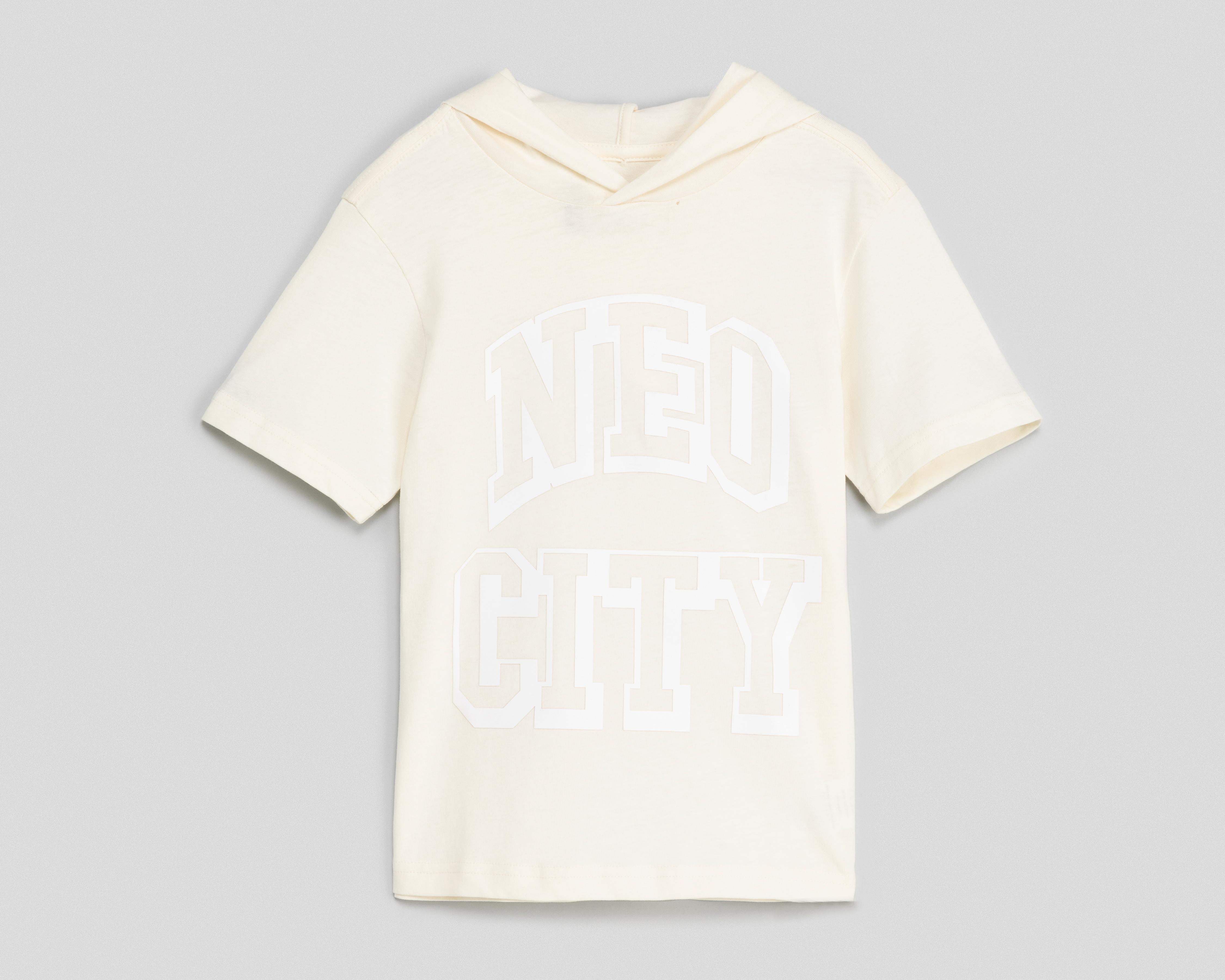 Foto 2 pulgar | Playera Neo*City Manga Corta Estampada para Niño