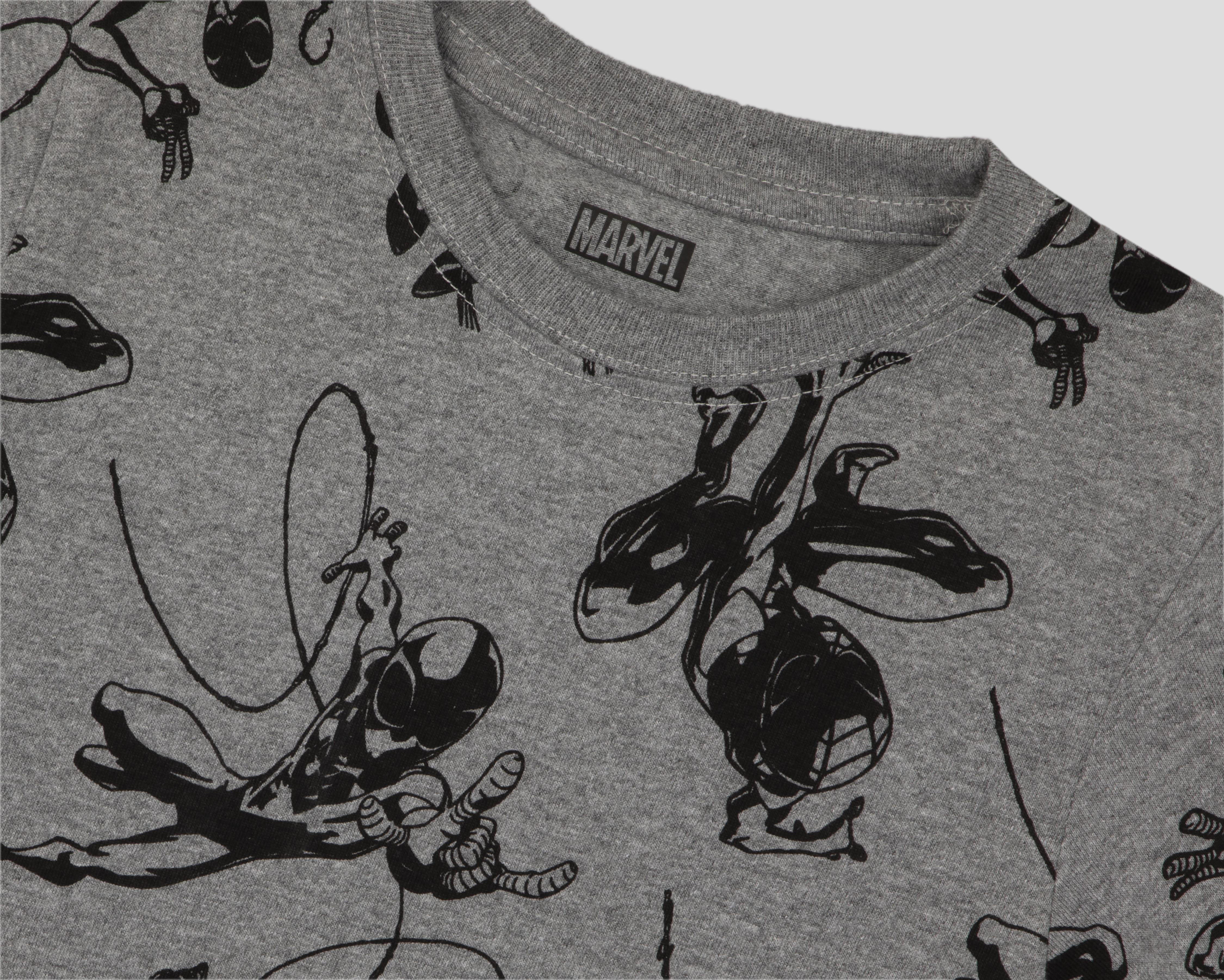 Foto 5 pulgar | Playera Marvel para Niño 2 Piezas