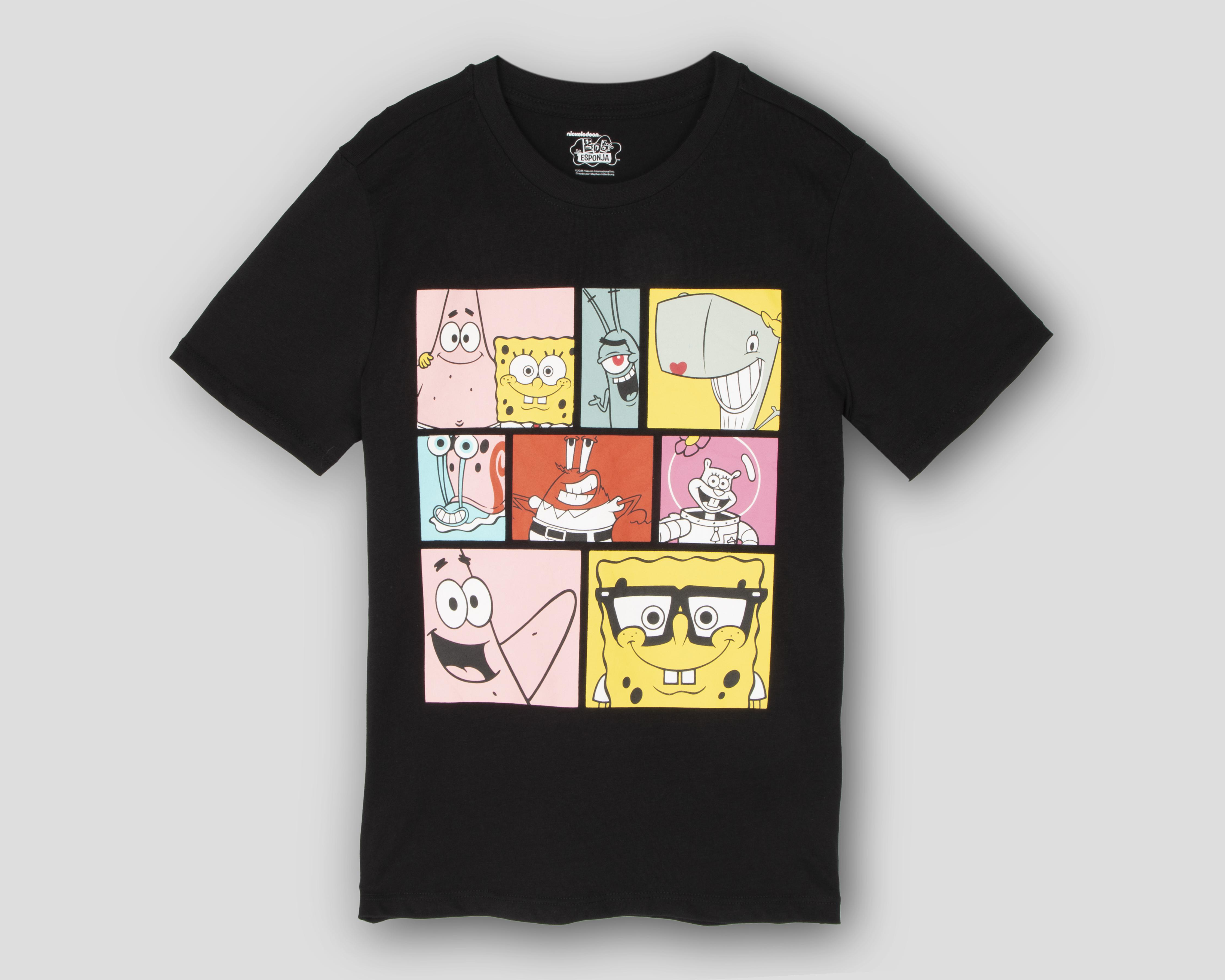 Foto 2 pulgar | Playera Bob Esponja para Niño