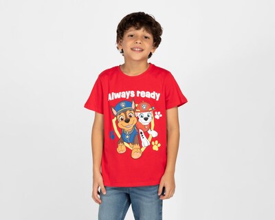Foto 1 | Playera Paw Patrol Manga Corta Estampada para Niño